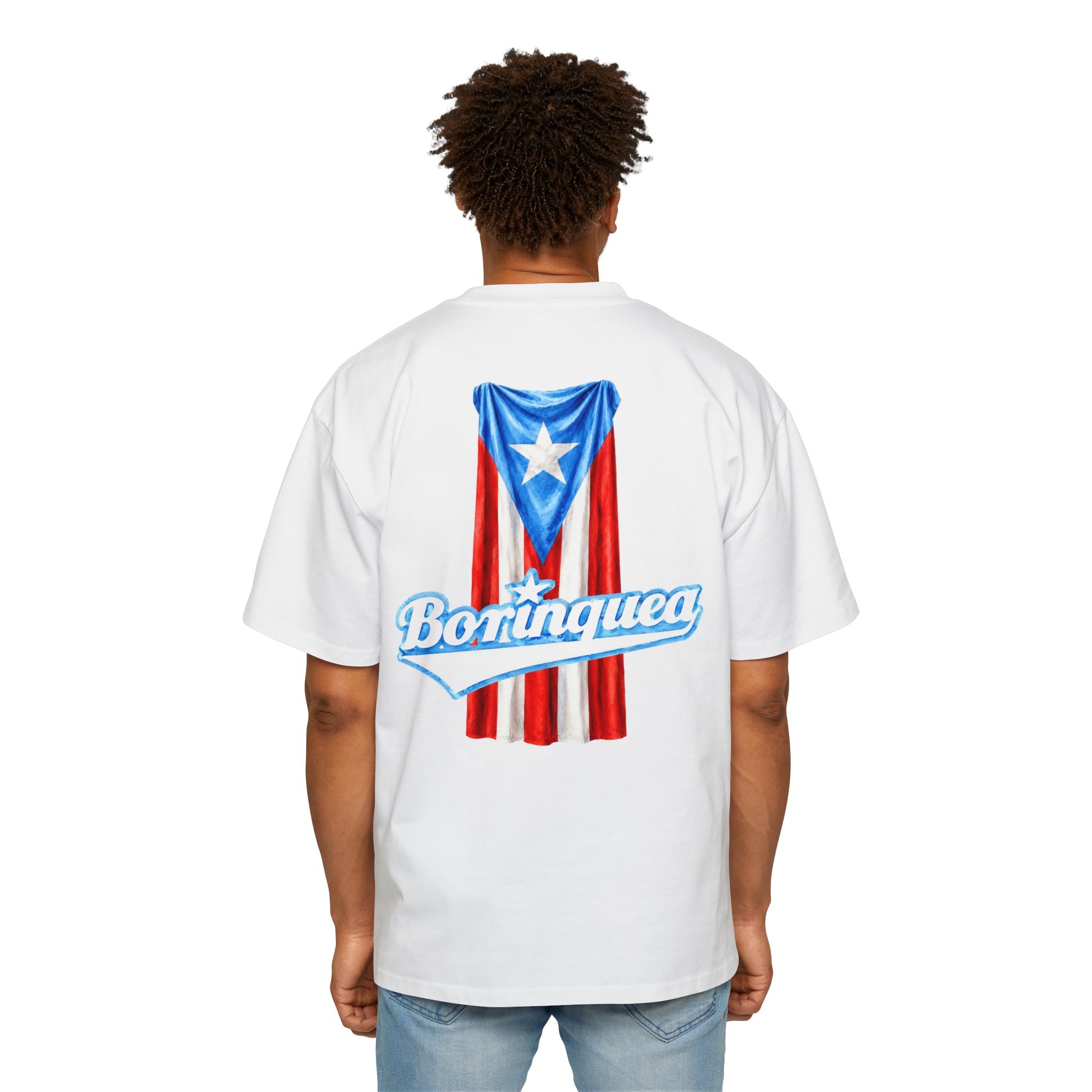 Camisa Oversized “Bandera Colgante Puerto Rico” Borinquea