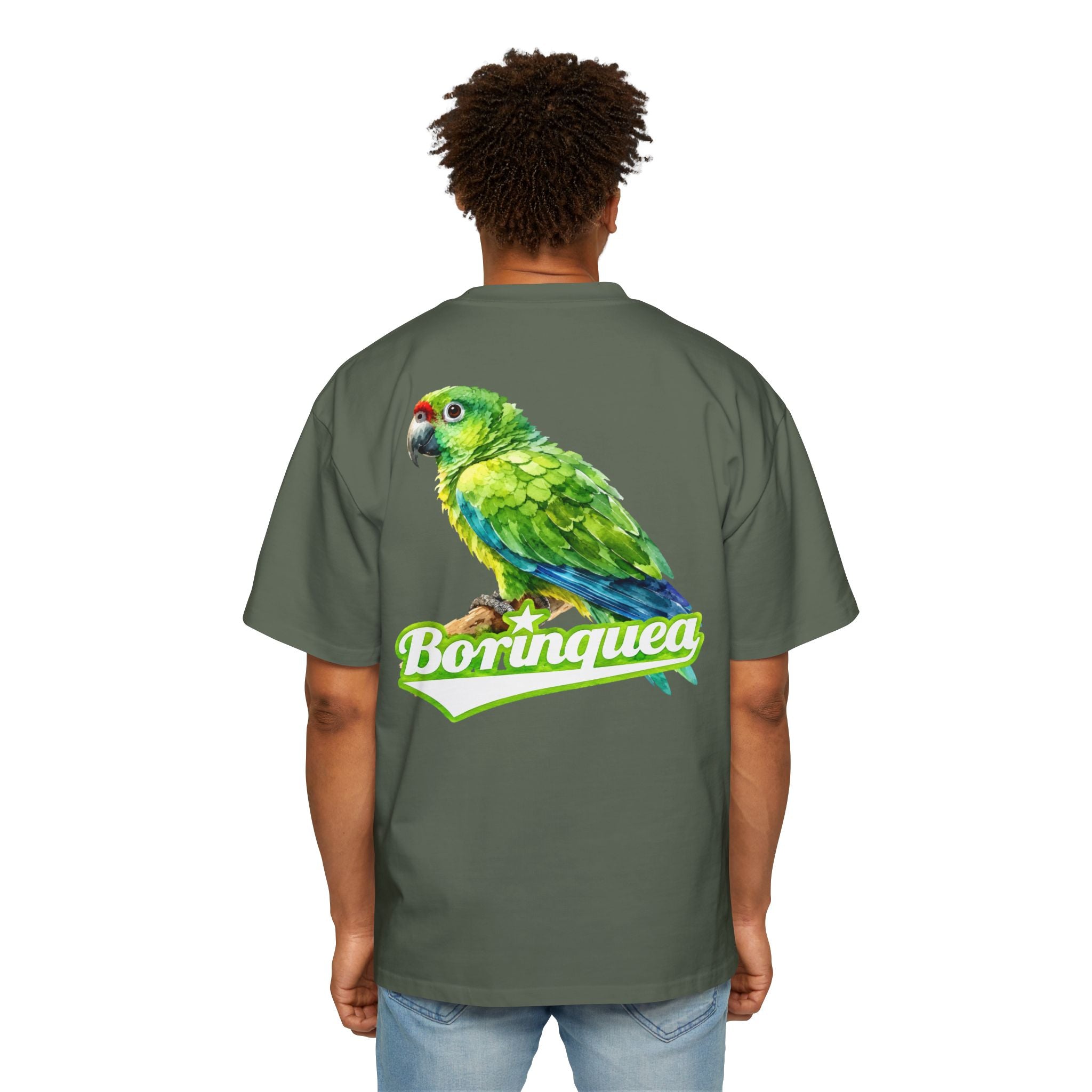 Camisa Oversized “Cotorra Boricua” Borinquea