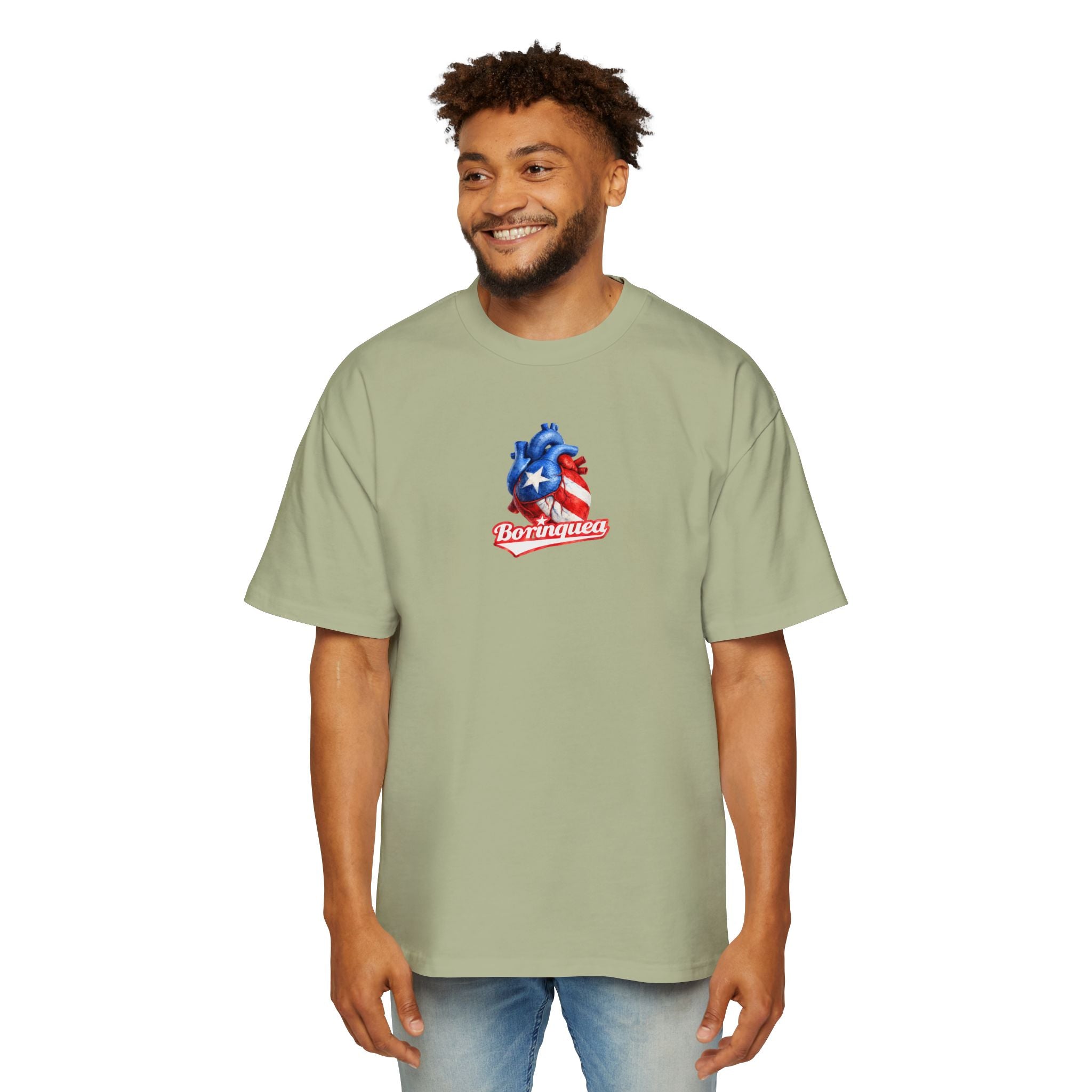 Camisa Oversized “Preciosa Corazón Boricua” Borinquea