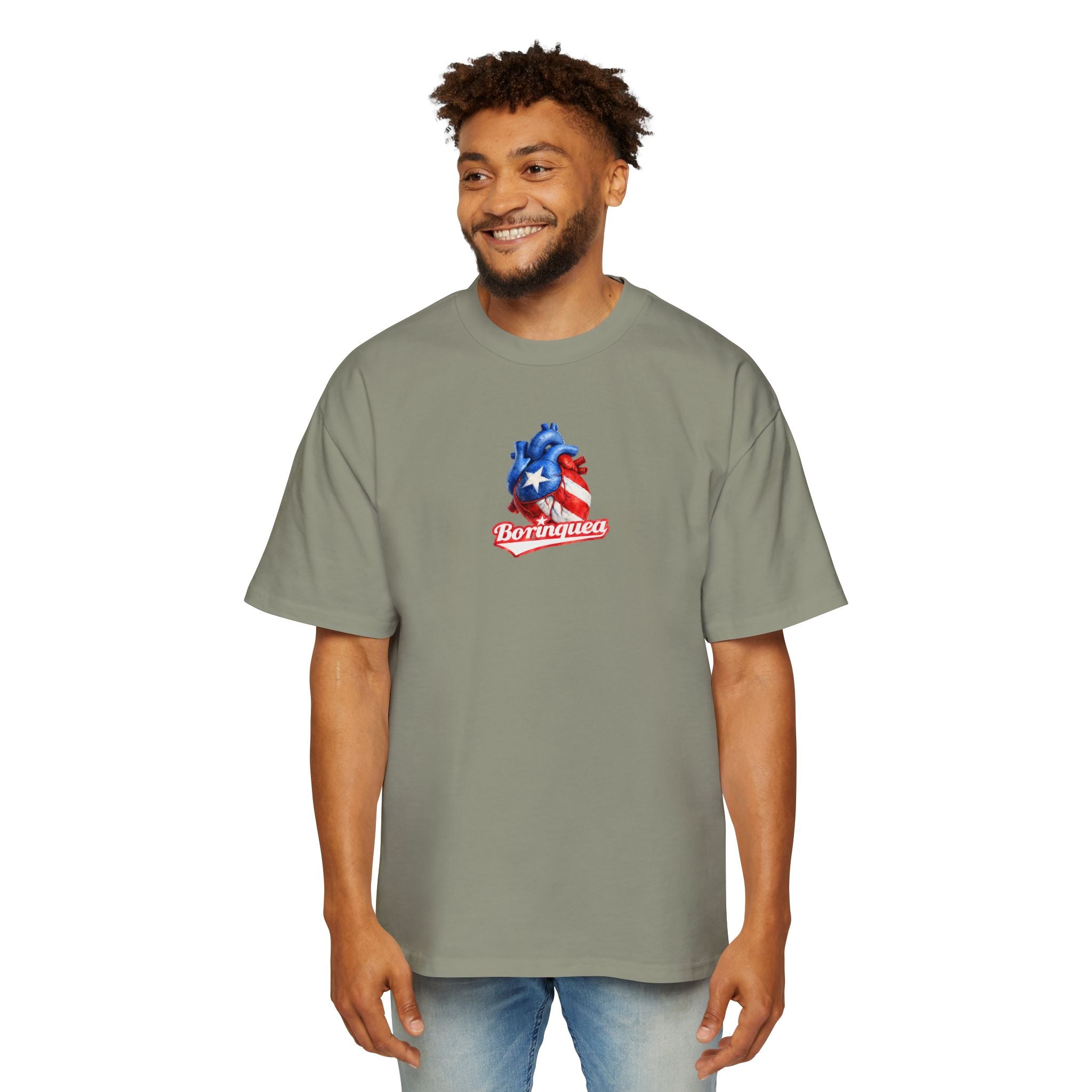 Camisa Oversized “Preciosa Corazón Boricua” Borinquea