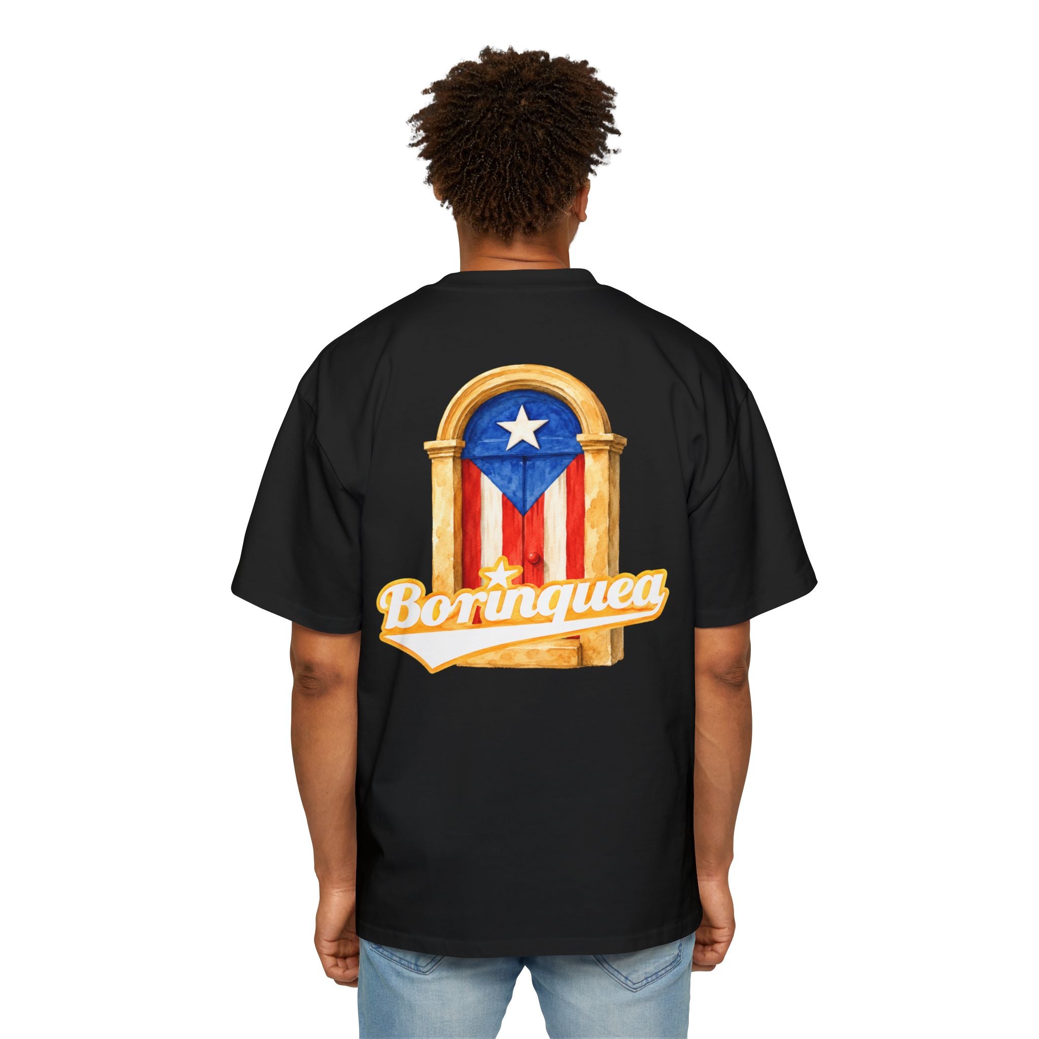 Camisa Oversized “Puerta Boricua” Borinquea