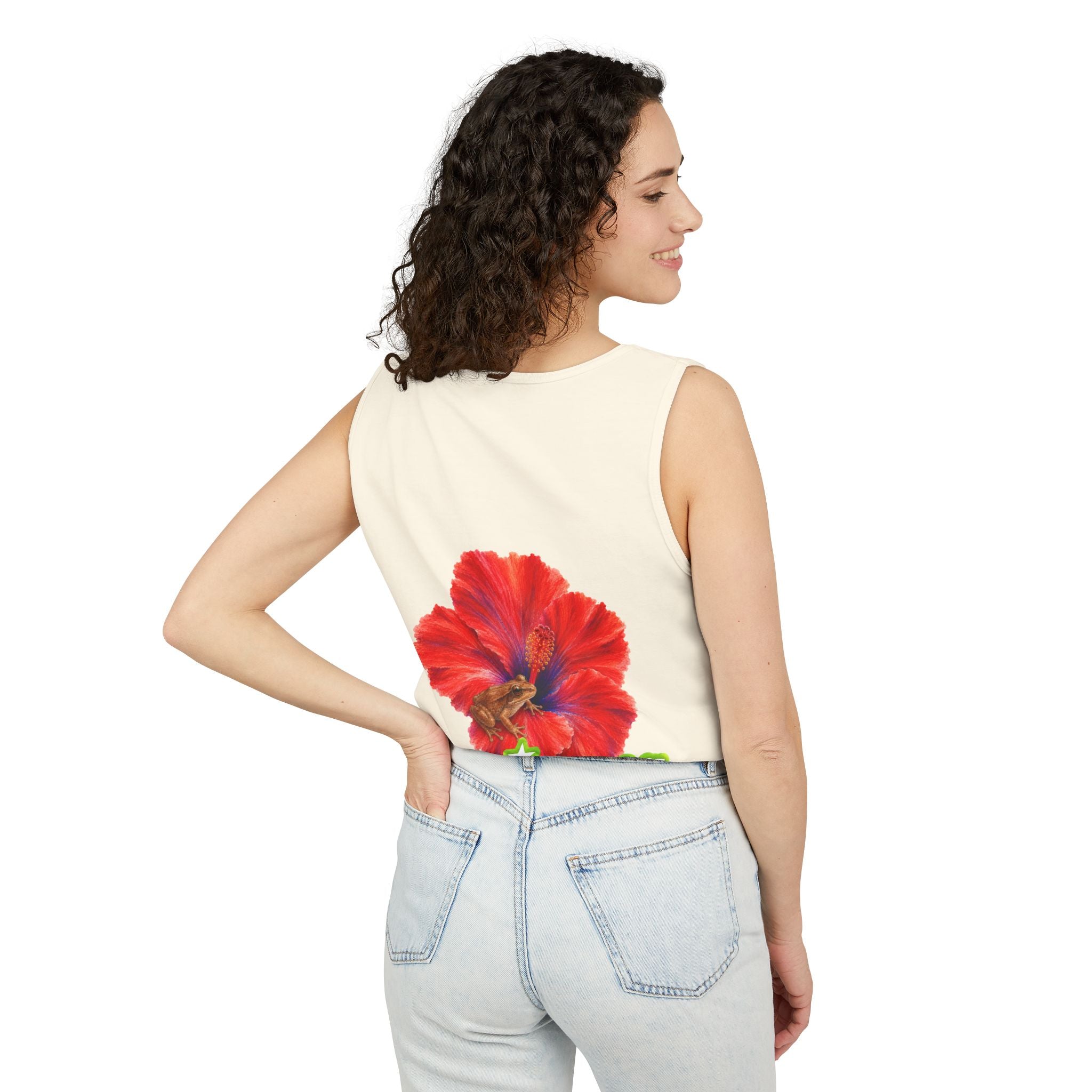 Tank Top "Coquí y Flor de Maga" Borinquea