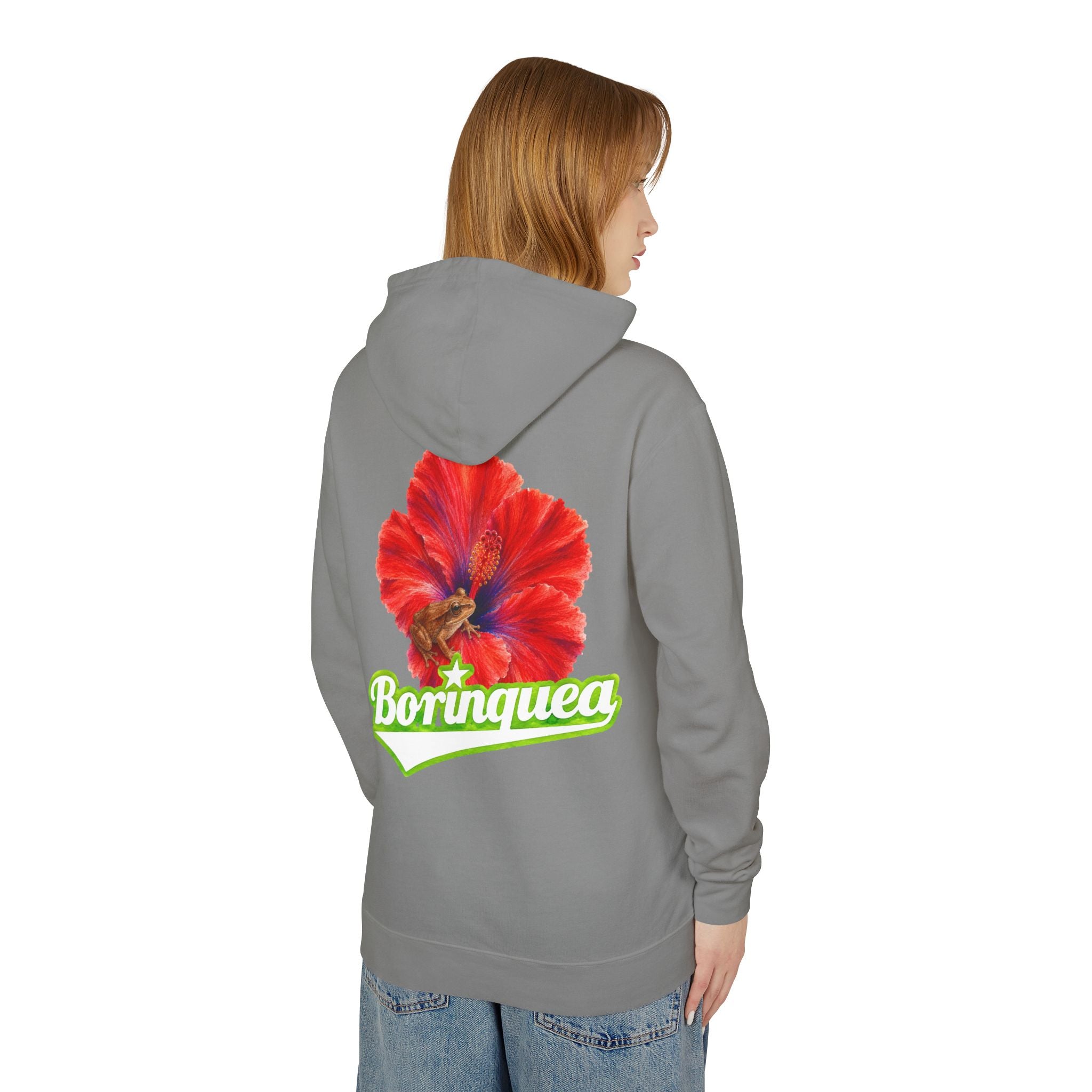 Hoodie "Coquí y Flor de Maga" Borinquea