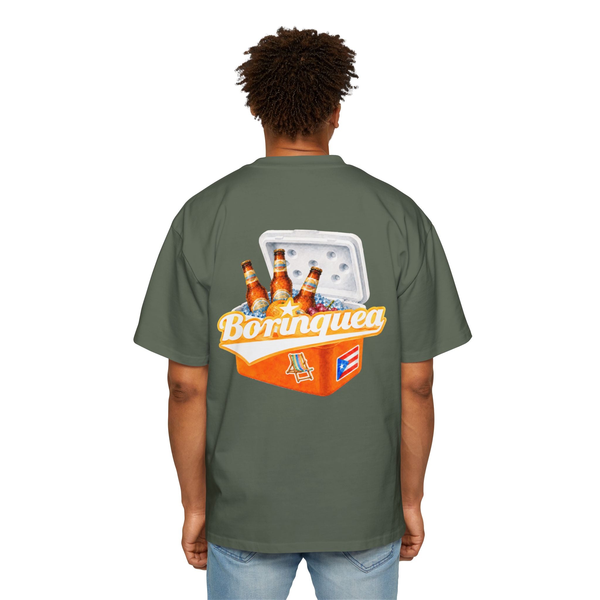 Camisa Oversize “Neverita de Playa Boricua” Borinquea