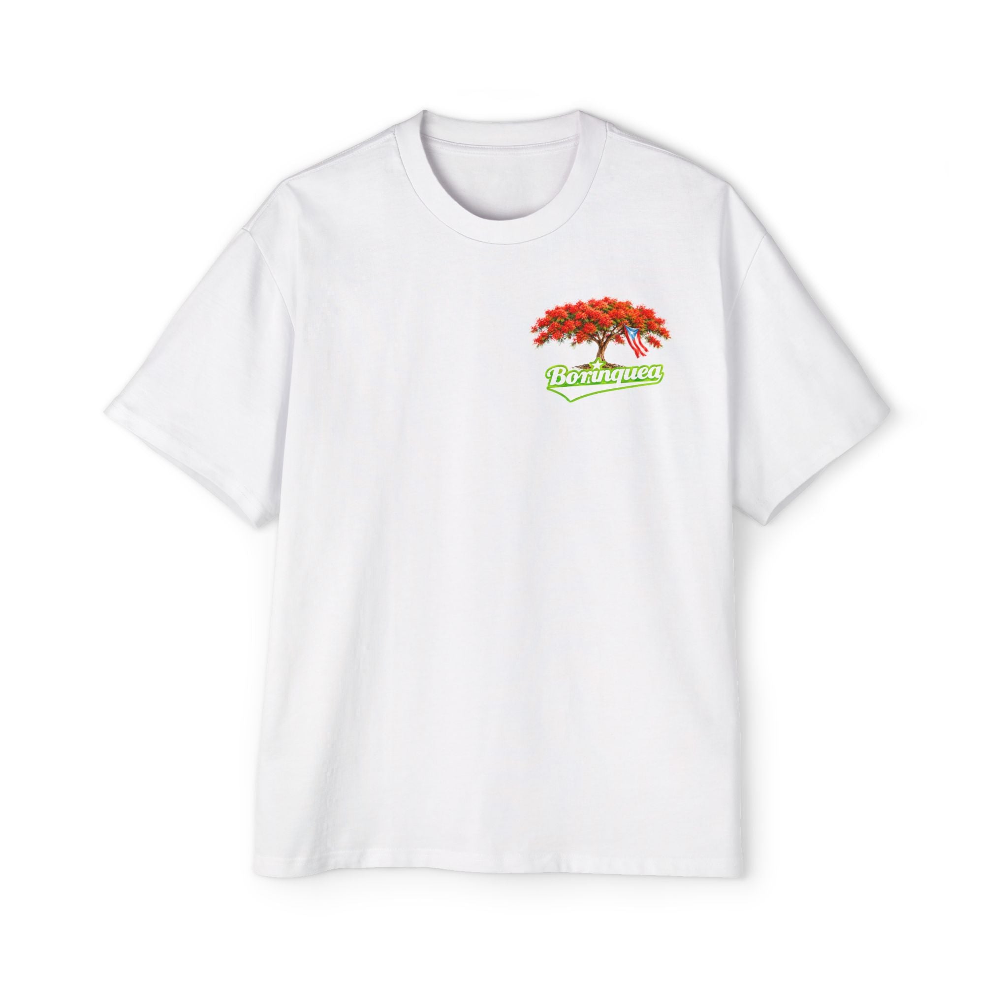 Camisa Oversize "Flamboyán de Puerto Rico" Borinquea