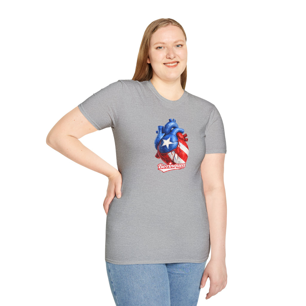 Camisa “Corazón Boricua” Borinquea
