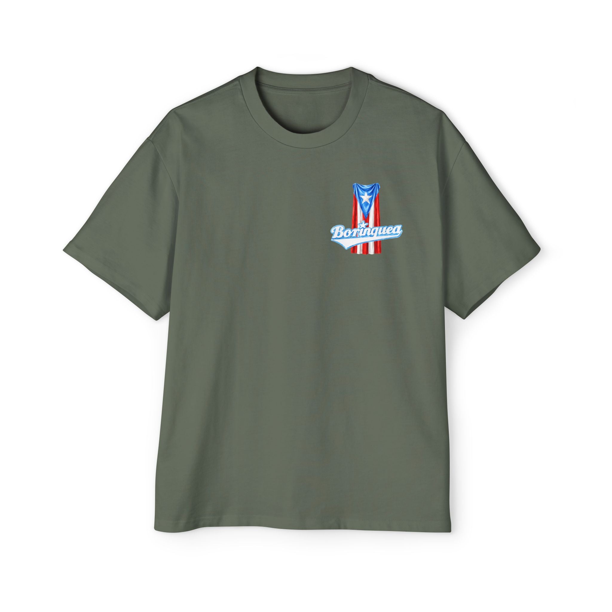 Camisa Oversized “Bandera Colgante Puerto Rico” Borinquea