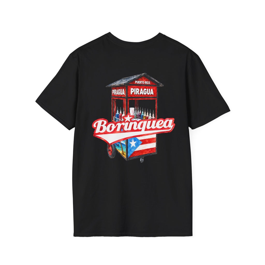 Camisa Soft Style “Carrito de Piraguas Boricua” Borinquea