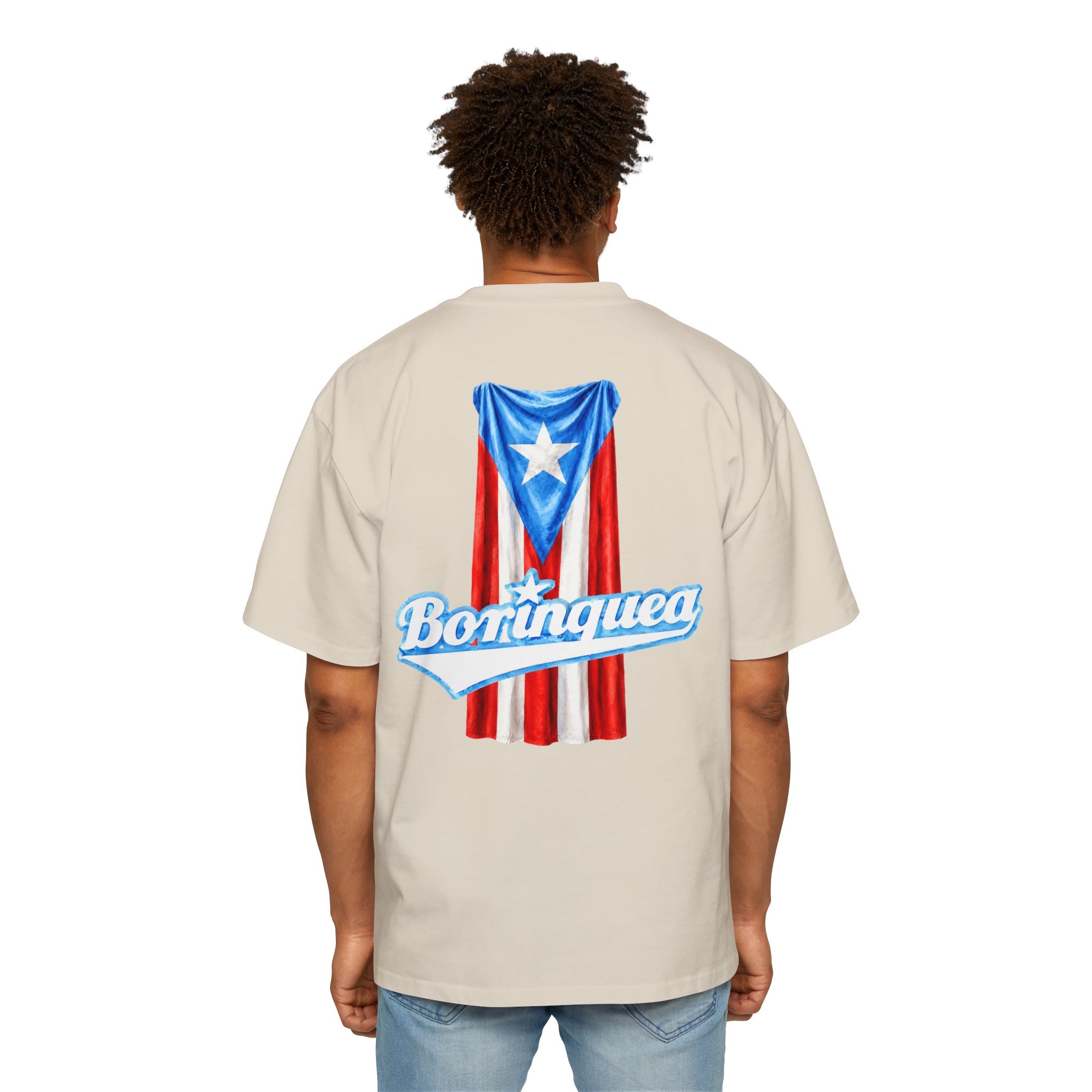 Camisa Oversized “Bandera Colgante Puerto Rico” Borinquea