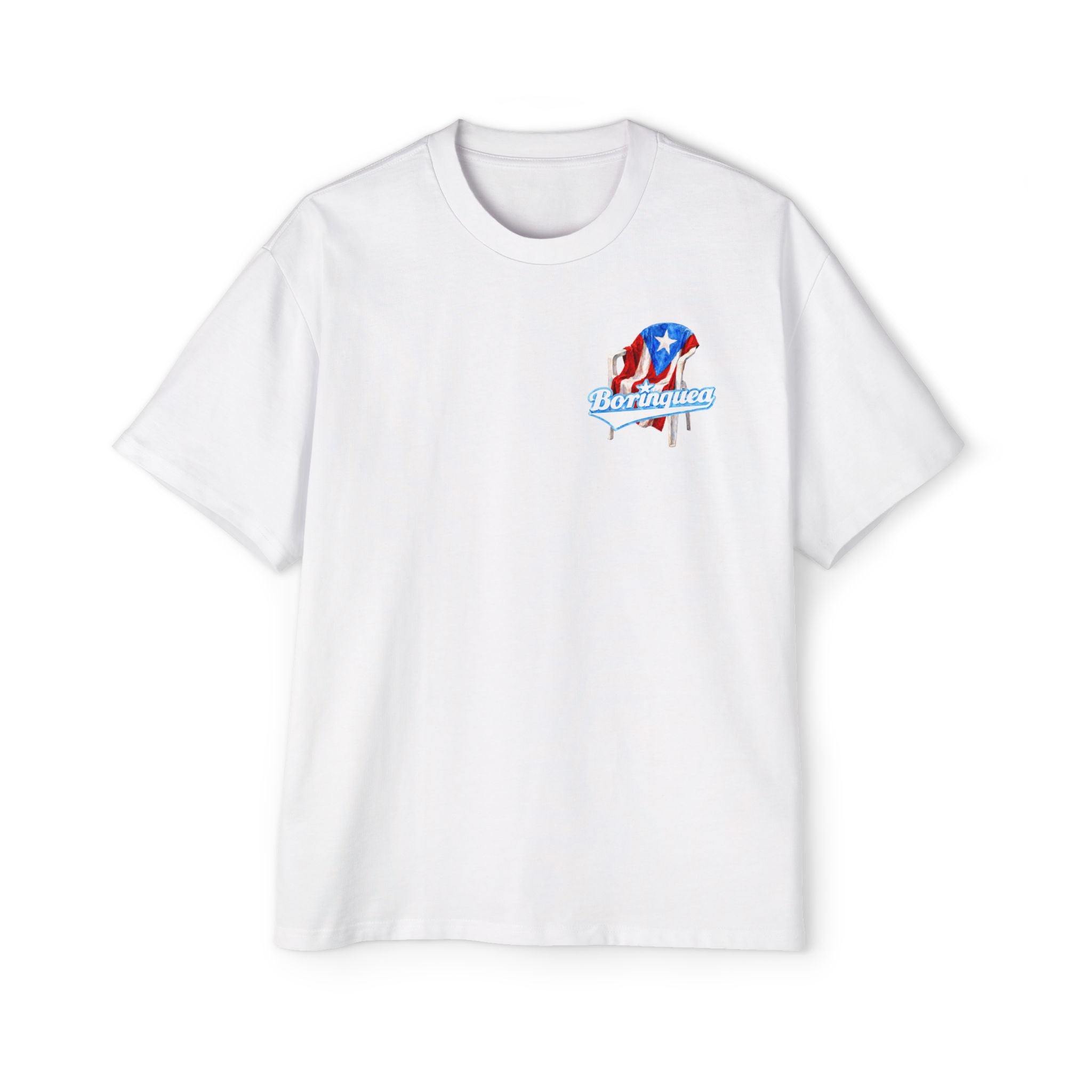 Camisa Oversized “Seguimos Aquí” Borinquea