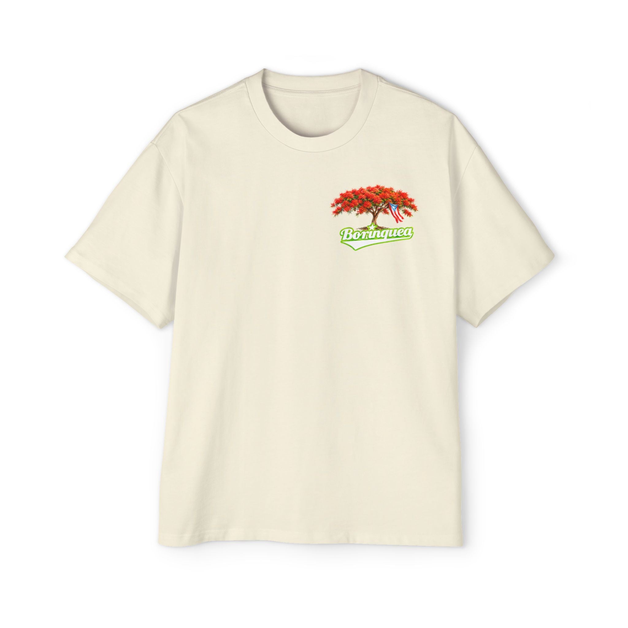 Camisa Oversize "Flamboyán de Puerto Rico" Borinquea