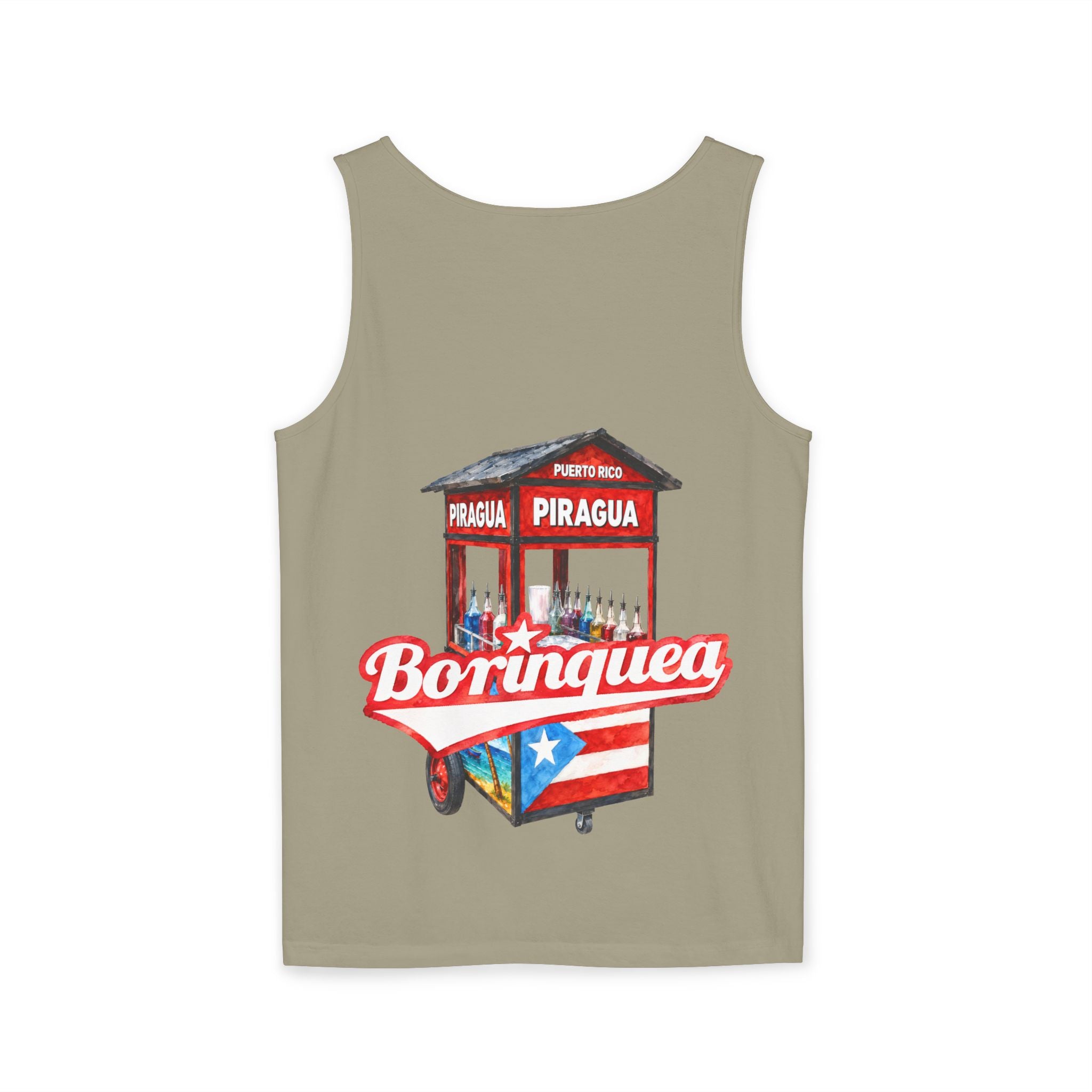 Tank Top Unisex “Carrito de Piraguas” Borinquea
