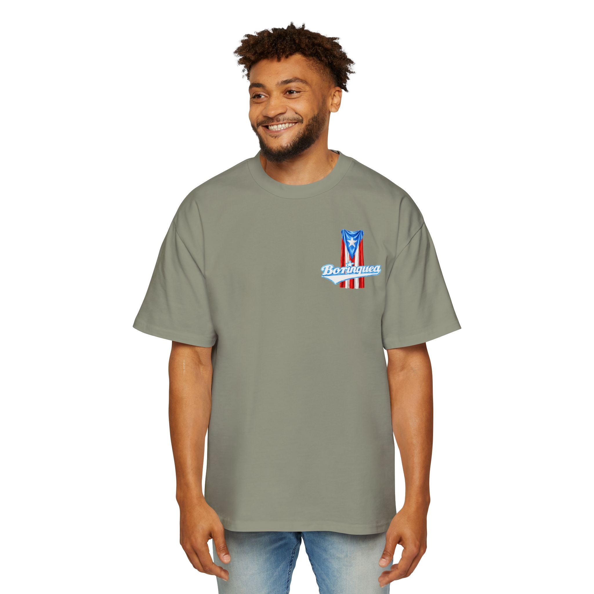 Camisa Oversized “Bandera Colgante Puerto Rico” Borinquea