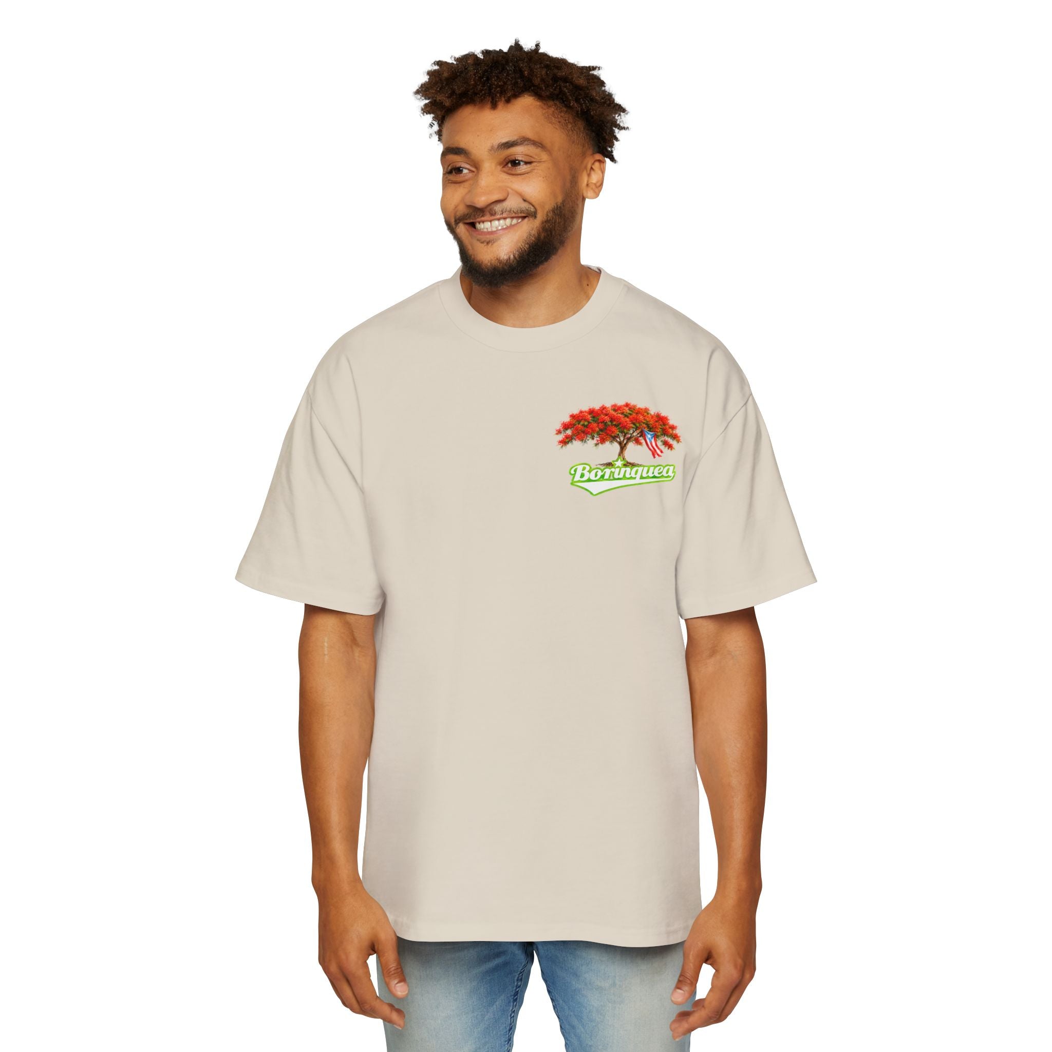 Camisa Oversize "Flamboyán de Puerto Rico" Borinquea