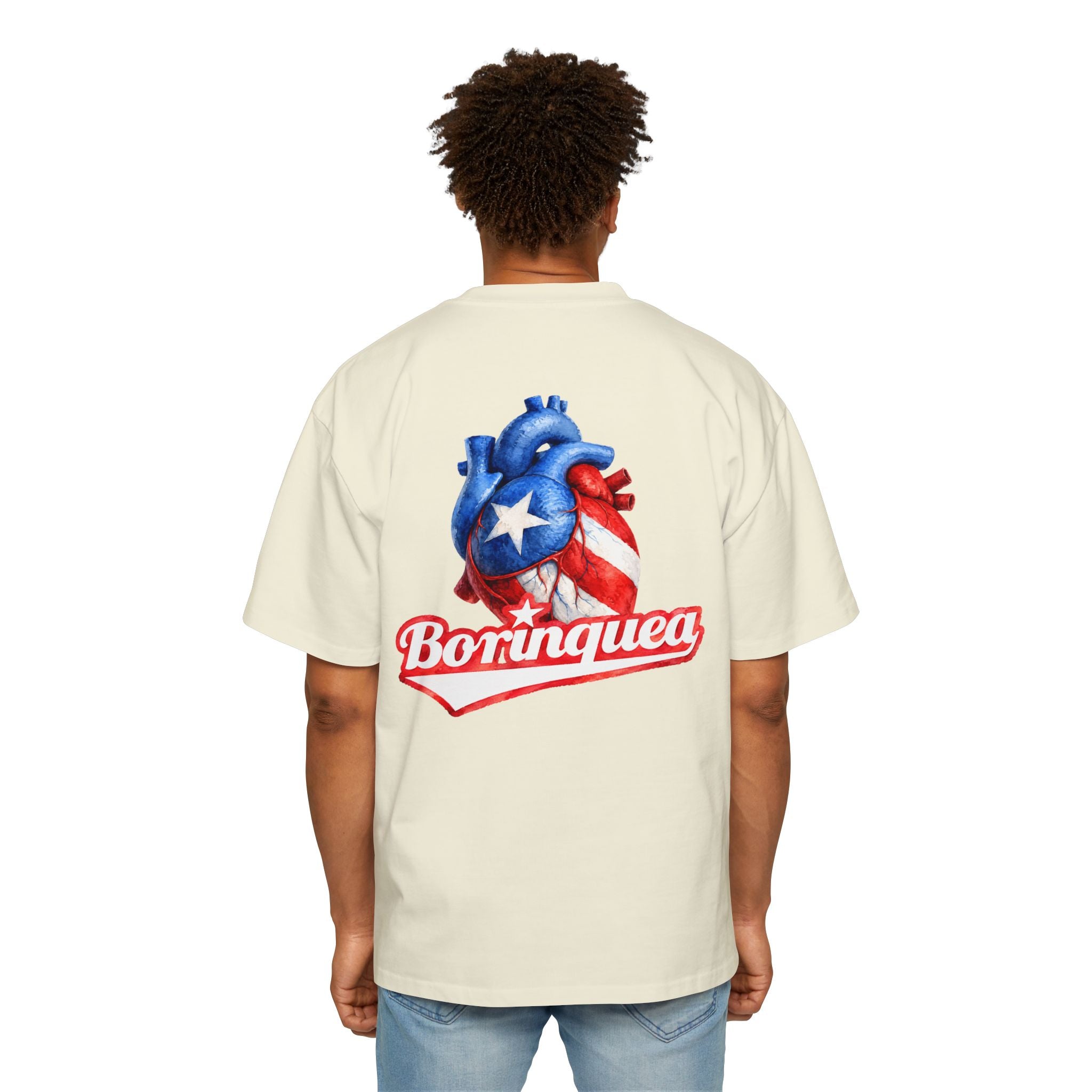 Camisa Oversized “Preciosa Corazón Boricua” Borinquea
