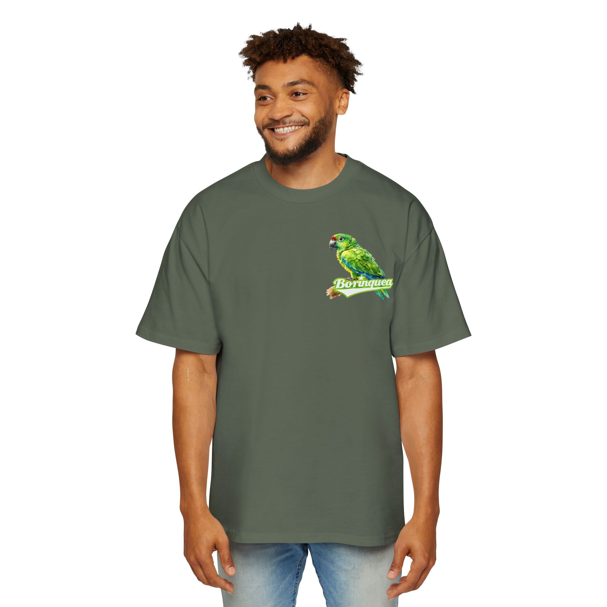 Camisa Oversized “Cotorra Boricua” Borinquea