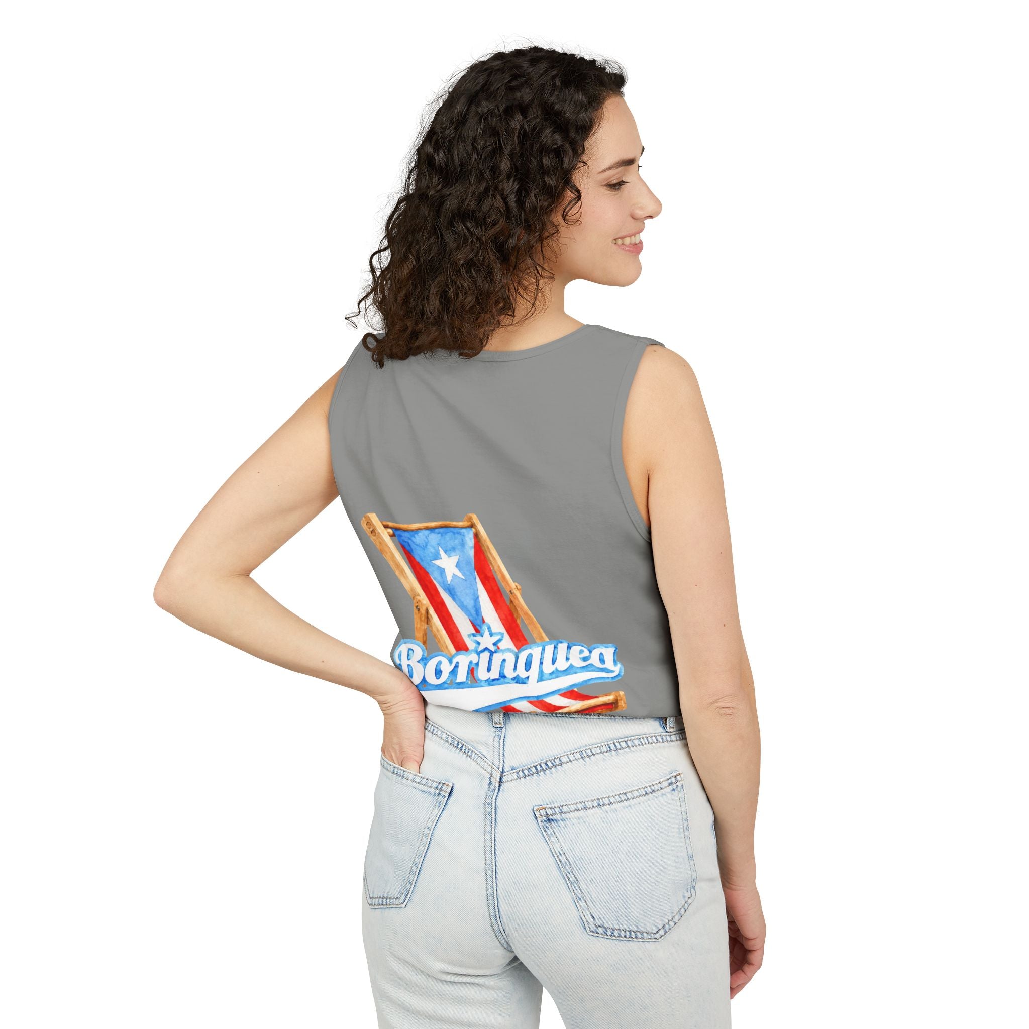 Tank Top Unisex “Sillita de Playa” Borinquea