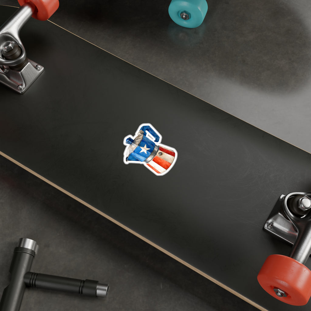 Sticker “Cafetera Boricua” Borinquea
