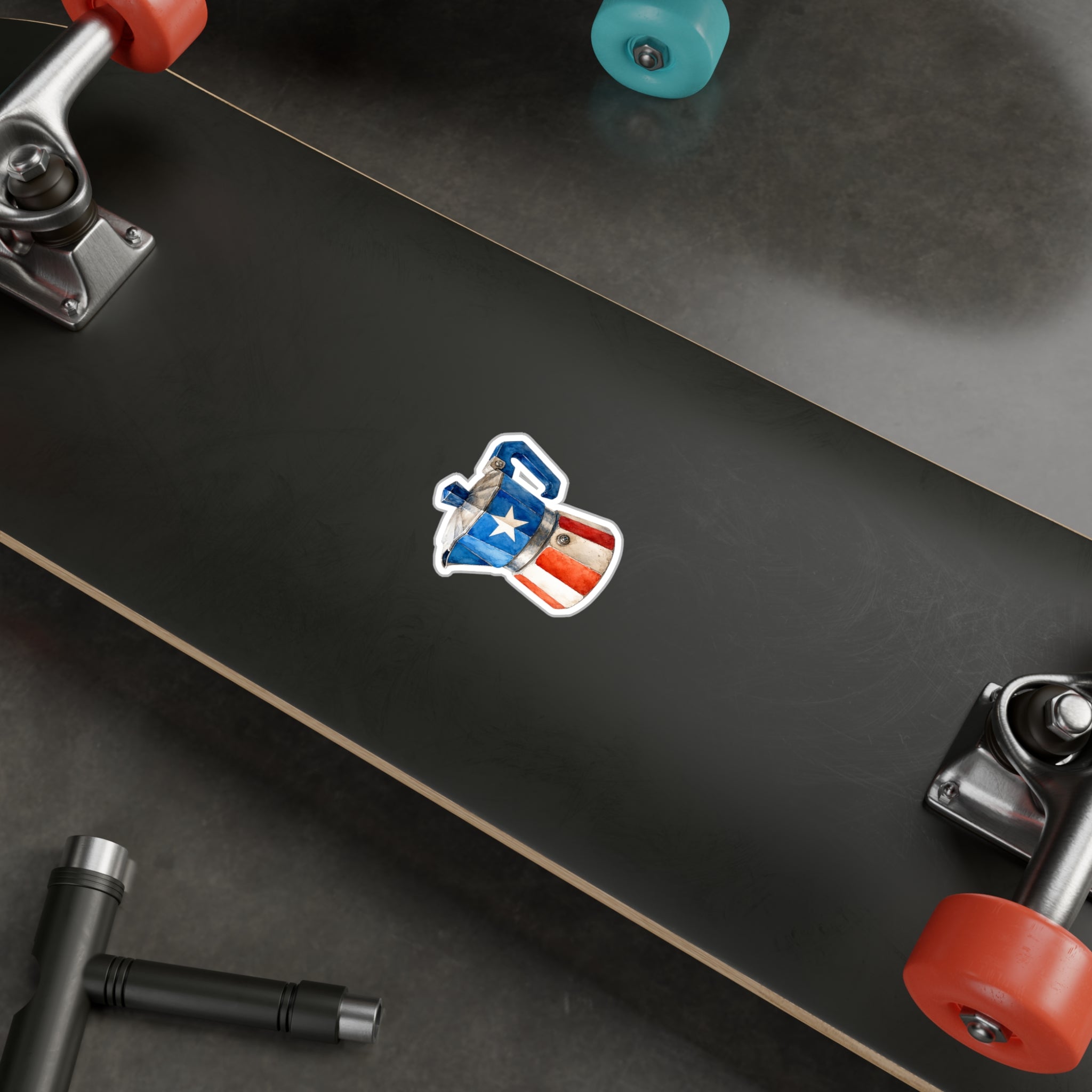 Sticker “Cafetera Boricua” Borinquea