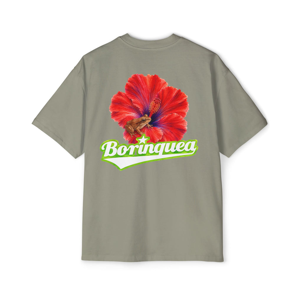 Camisa Oversize "Coquí y Flor de Maga" Borinquea