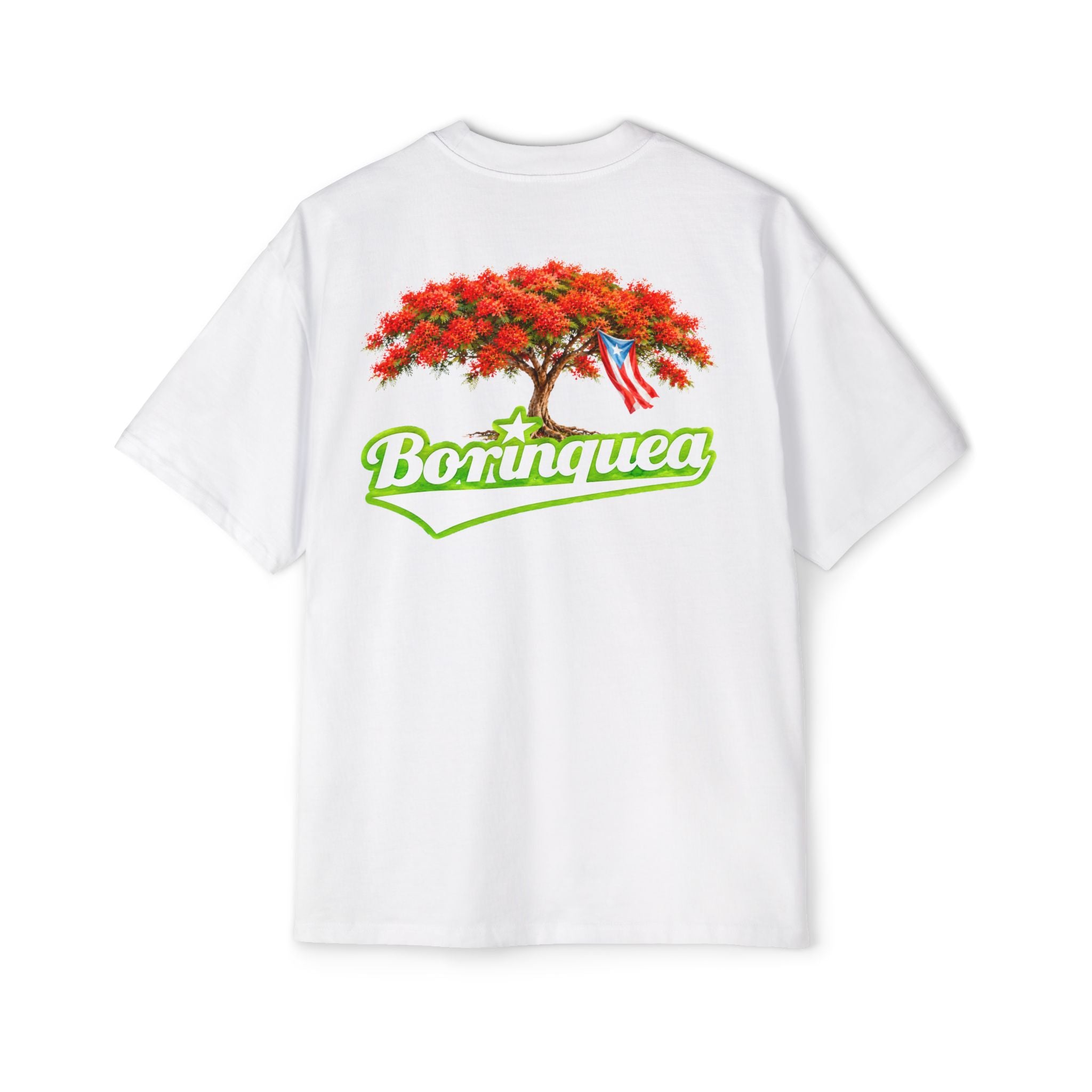 Camisa Oversize "Flamboyán de Puerto Rico" Borinquea