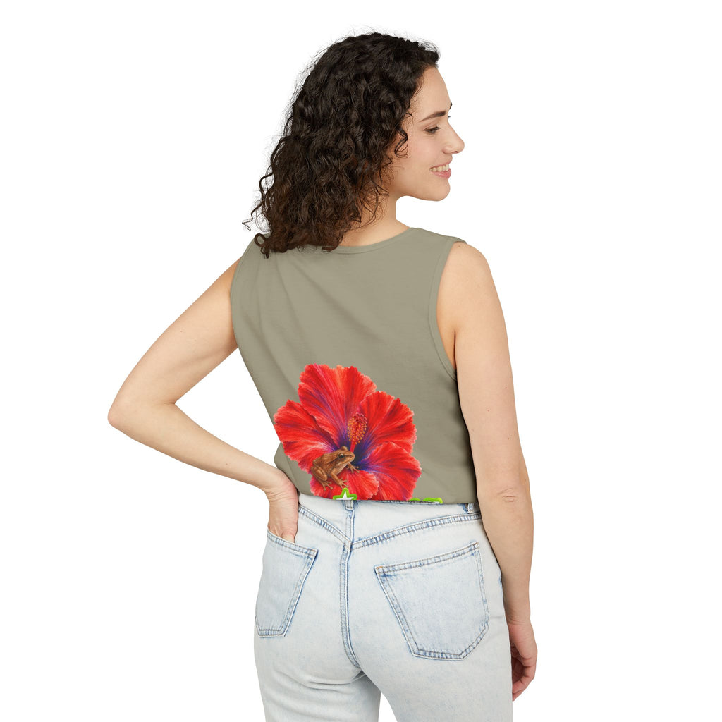 Tank Top "Coquí y Flor de Maga" Borinquea