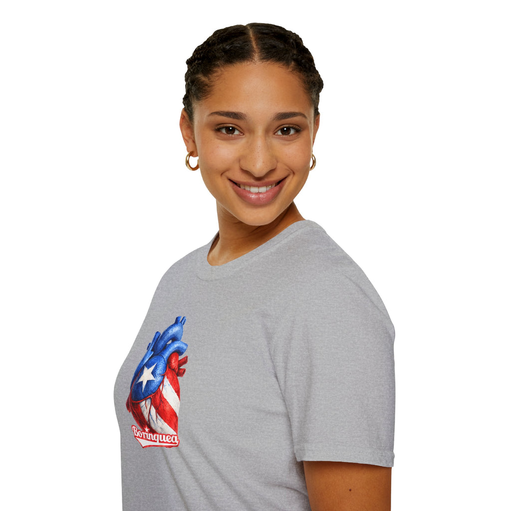 Camisa “Corazón Boricua” Borinquea