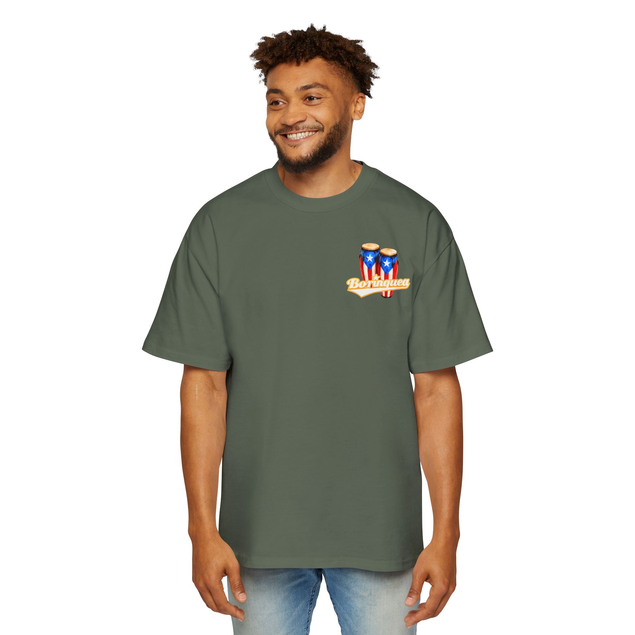Camisa Oversized “Congas Puerto Rico” Borinquea
