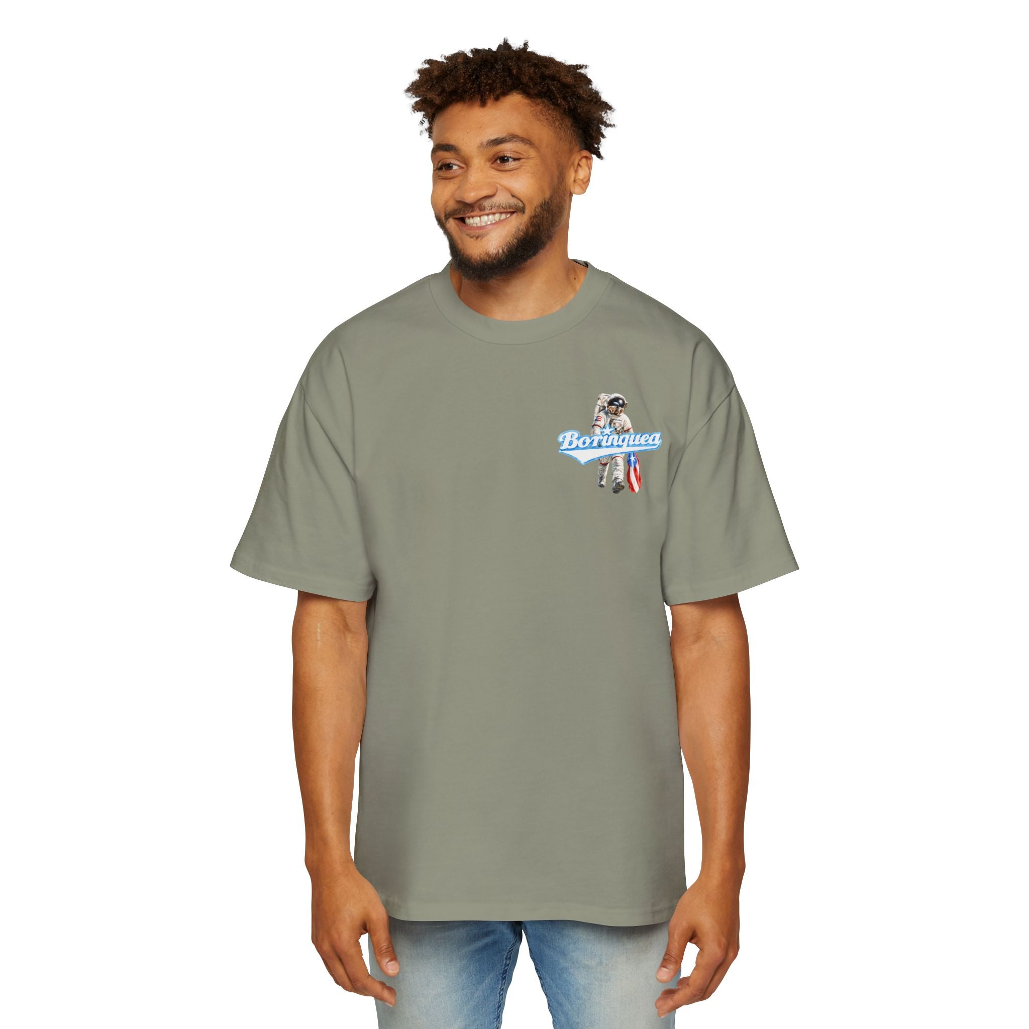 Camisa Oversized “Boricua en la Luna” Borinquea