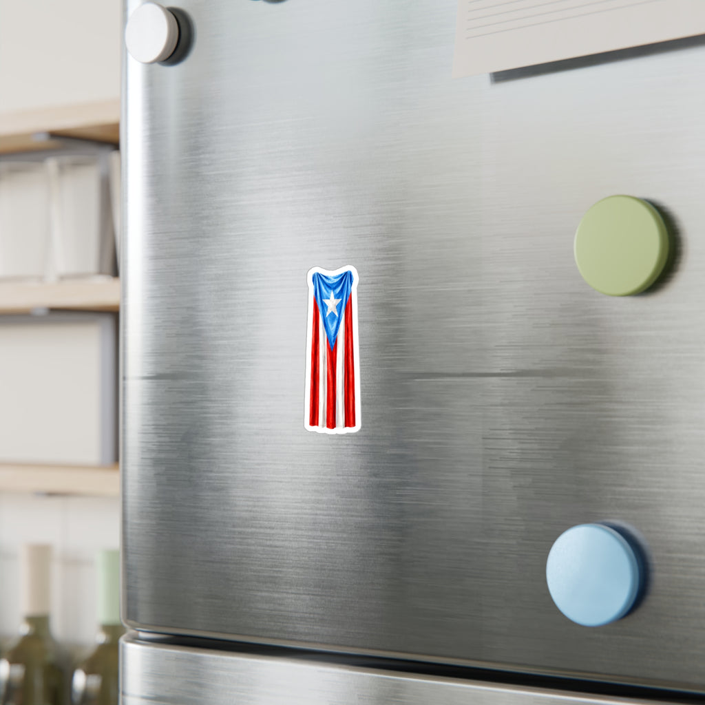 Sticker “Bandera Colgante Puerto Rico” Borinquea