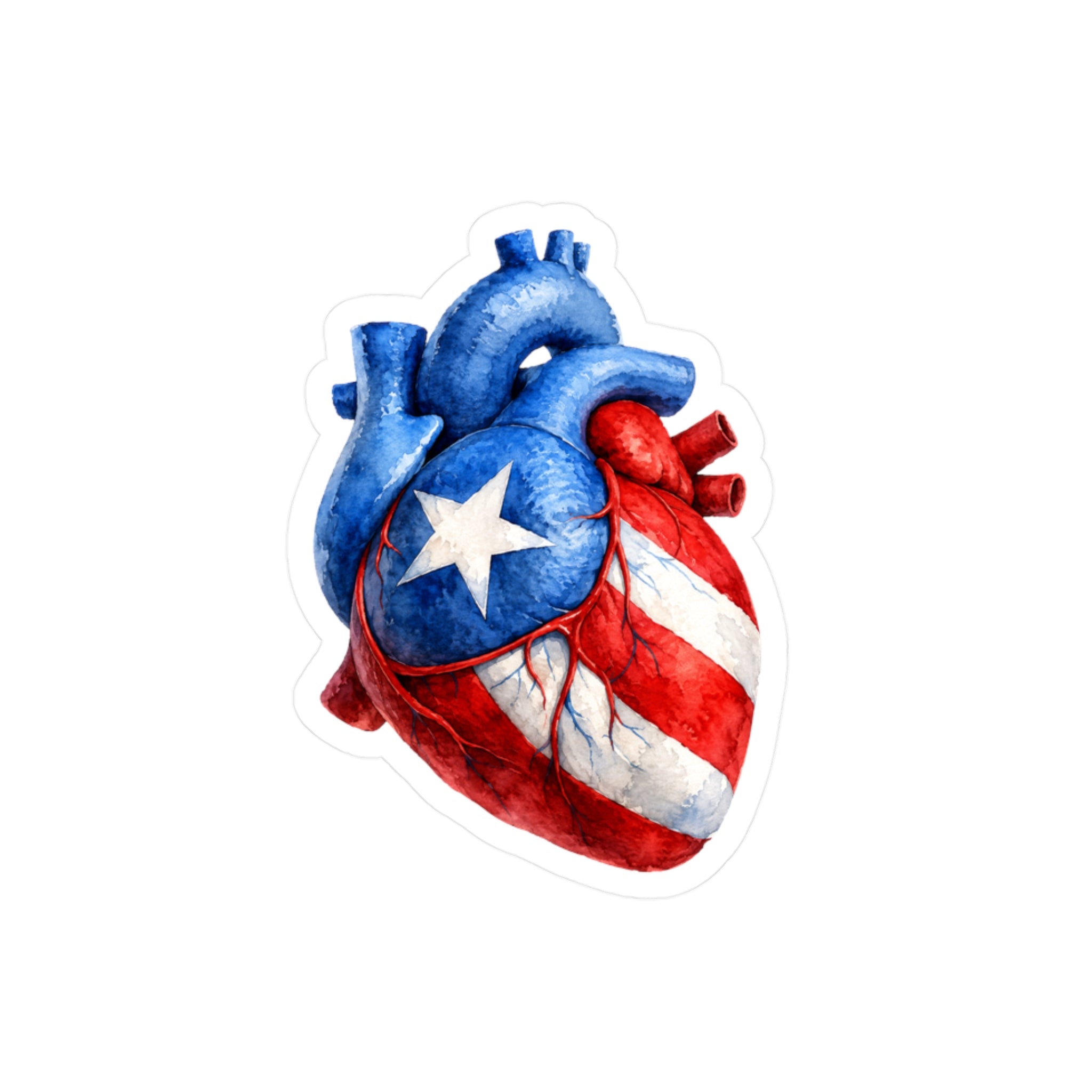 Sticker “Corazón Boricua” Borinquea