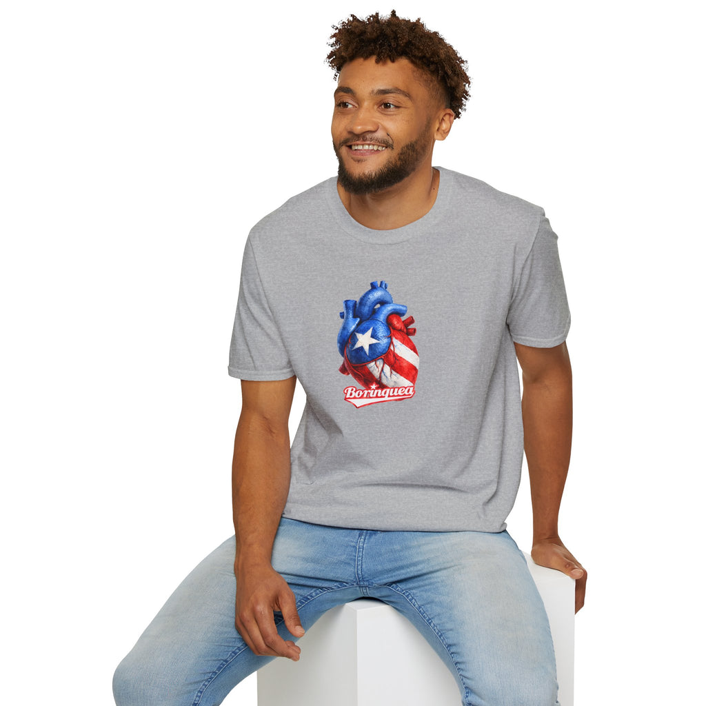 Camisa “Corazón Boricua” Borinquea