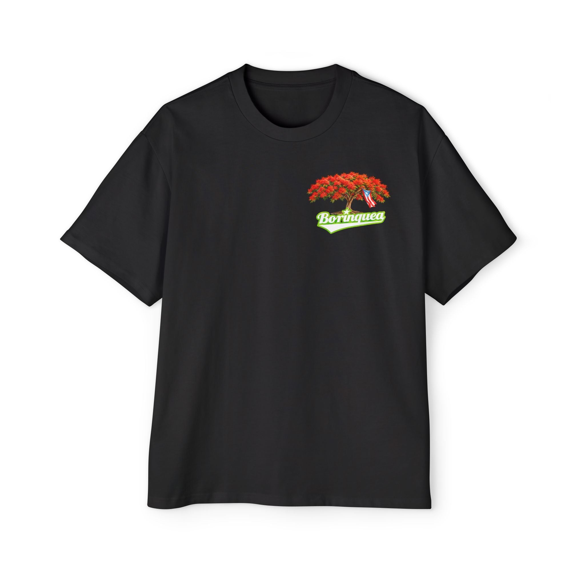 Camisa Oversize "Flamboyán de Puerto Rico" Borinquea