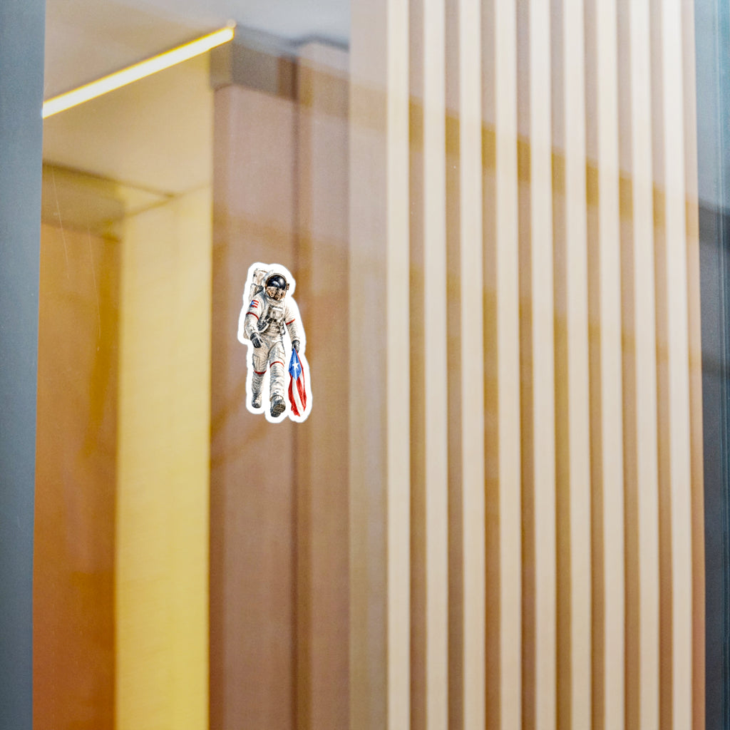 Sticker “Boricua en la Luna” Borinquea