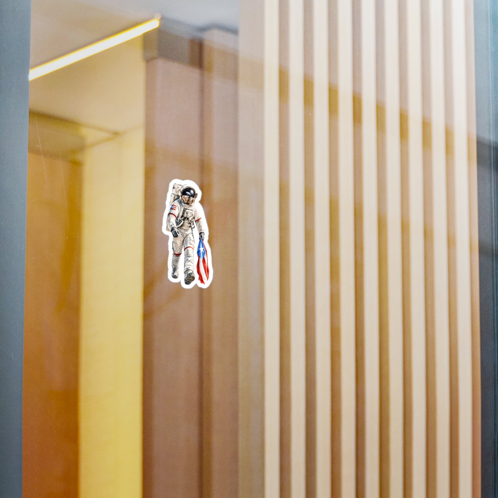 Sticker “Boricua en la Luna” Borinquea