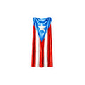 Sticker “Bandera Colgante Puerto Rico” Borinquea