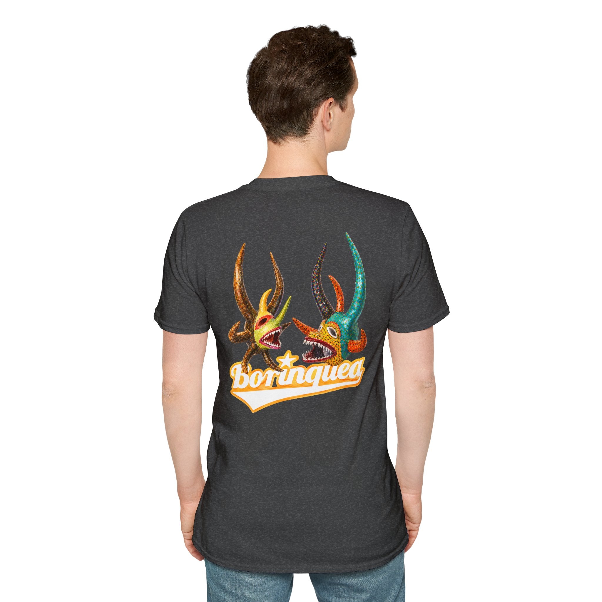 Camisa Soft Style "Vejigante Boricua" Borinquea