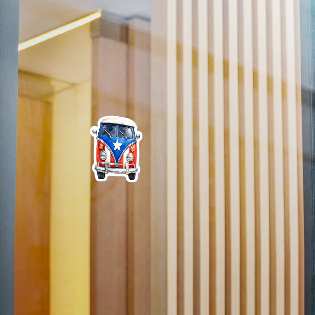 Sticker "Van Boricua" Borinquea