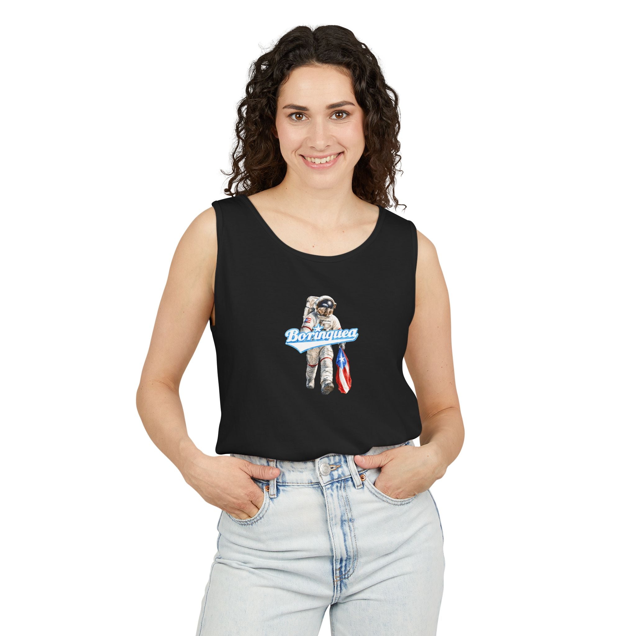 Tank Top Unisex “Boricua en la Luna” Borinquea