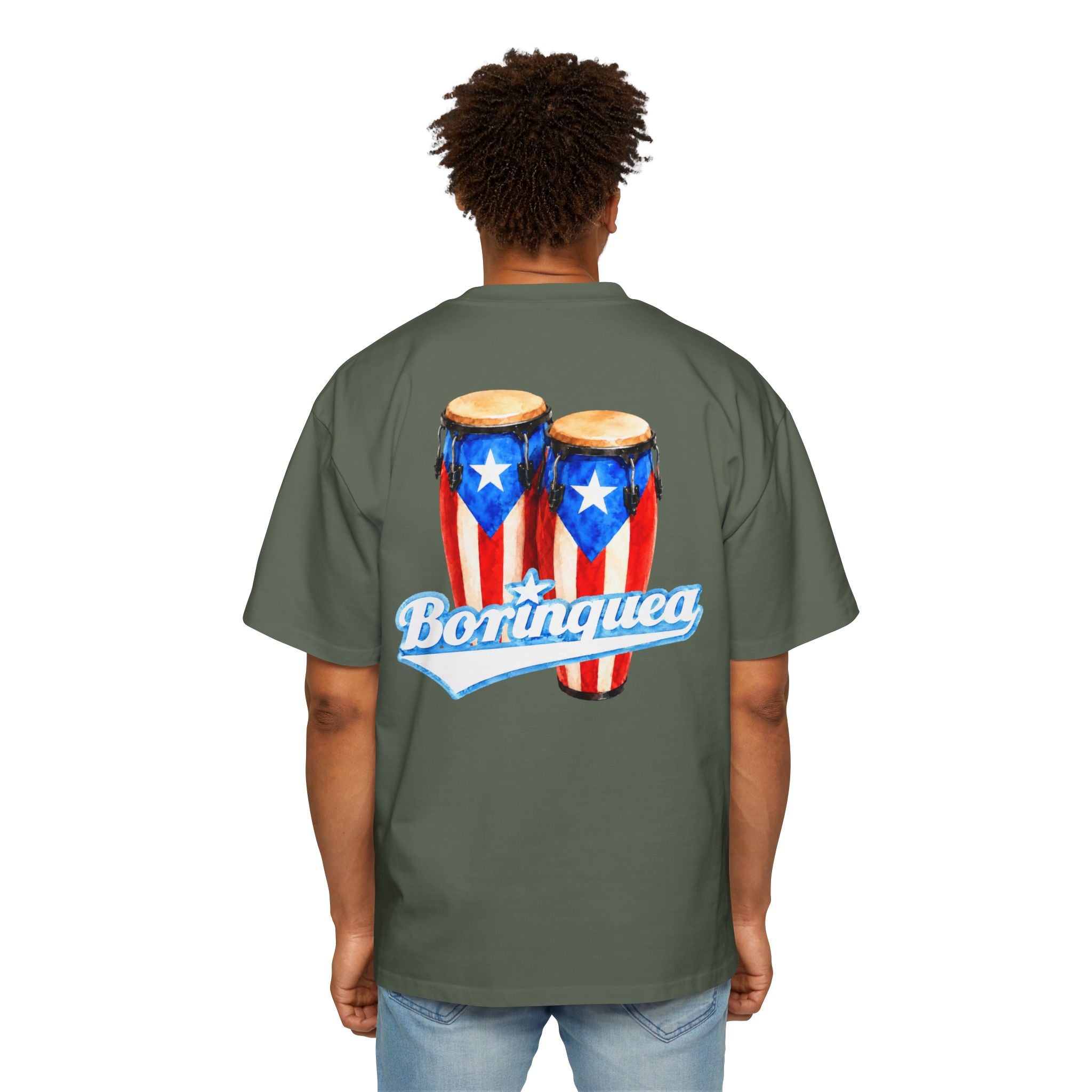 Camisa Oversized “Congas Puerto Rico” Borinquea