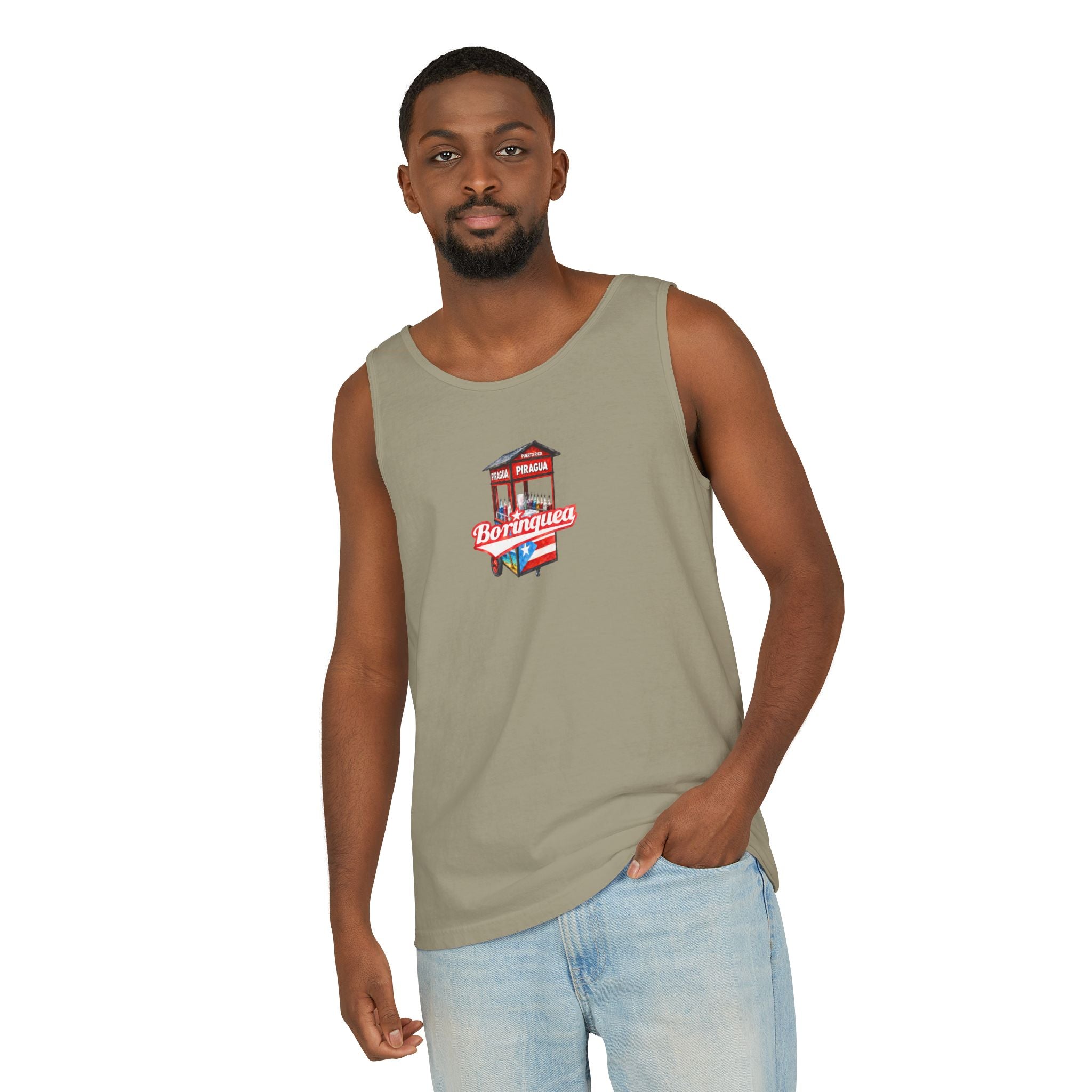 Tank Top Unisex “Carrito de Piraguas” Borinquea