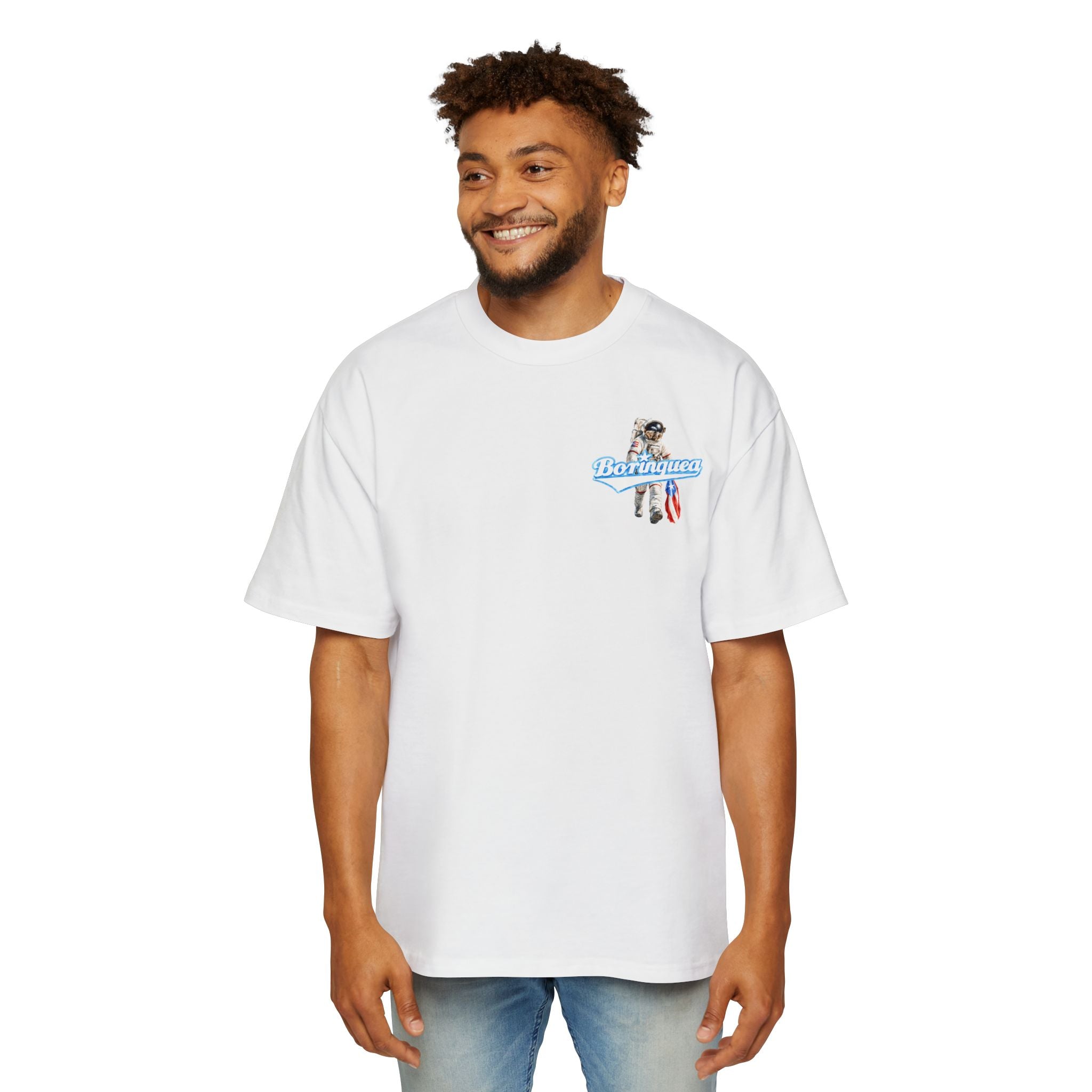 Camisa Oversized “Boricua en la Luna” Borinquea