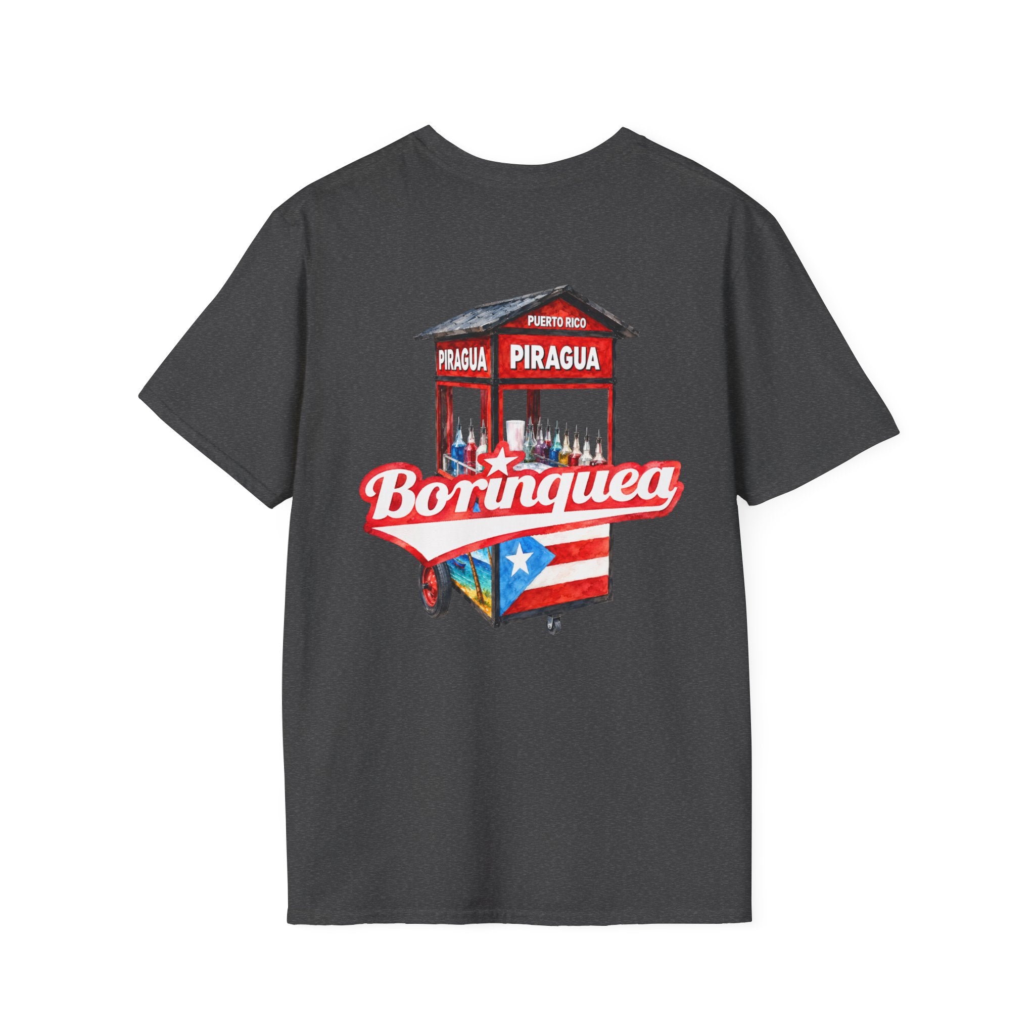 Camisa Soft Style “Carrito de Piraguas Boricua” Borinquea