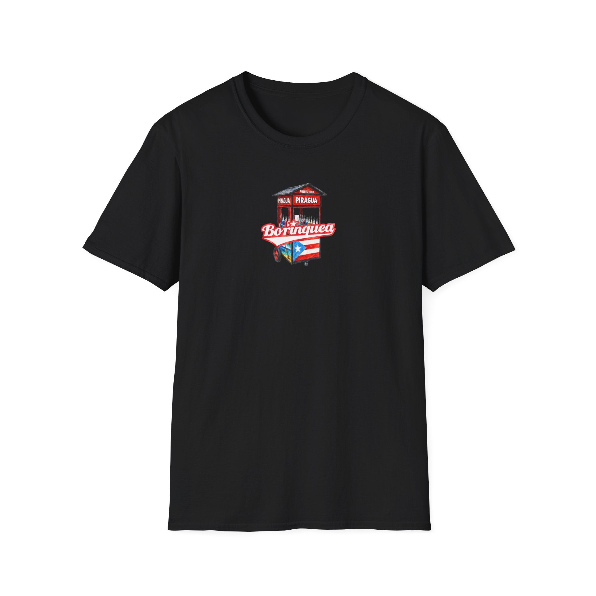 Camisa Soft Style “Carrito de Piraguas Boricua” Borinquea