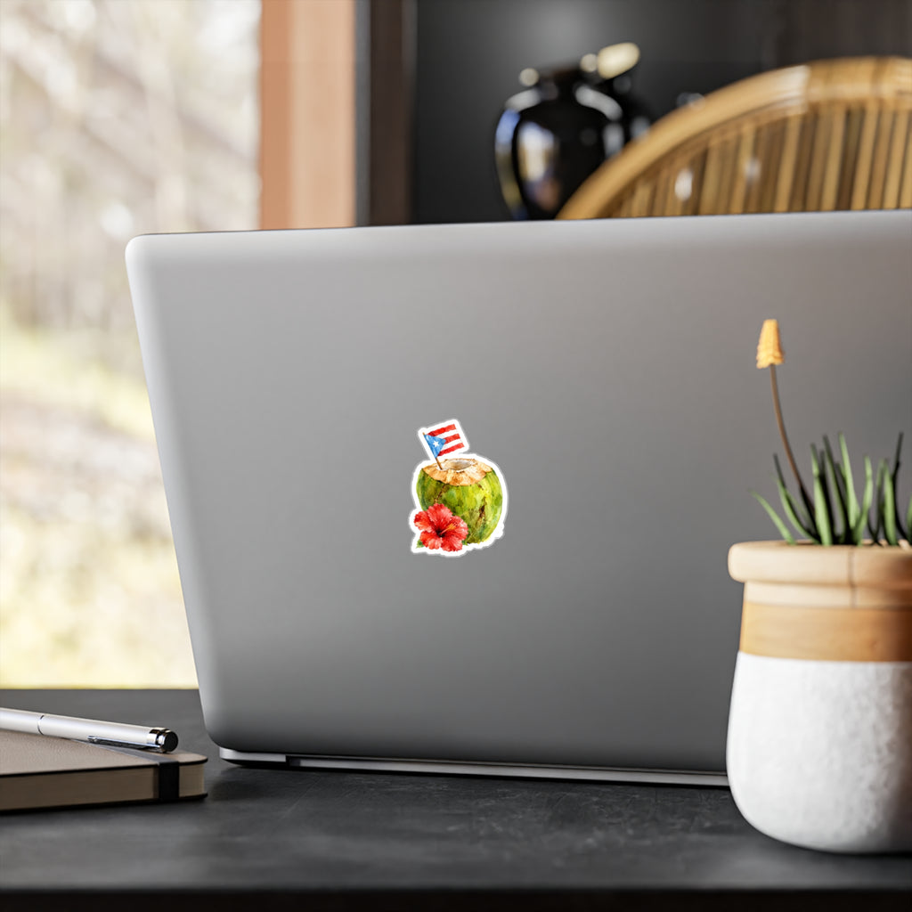 Sticker "Coco Frío Boricua" Borinquea