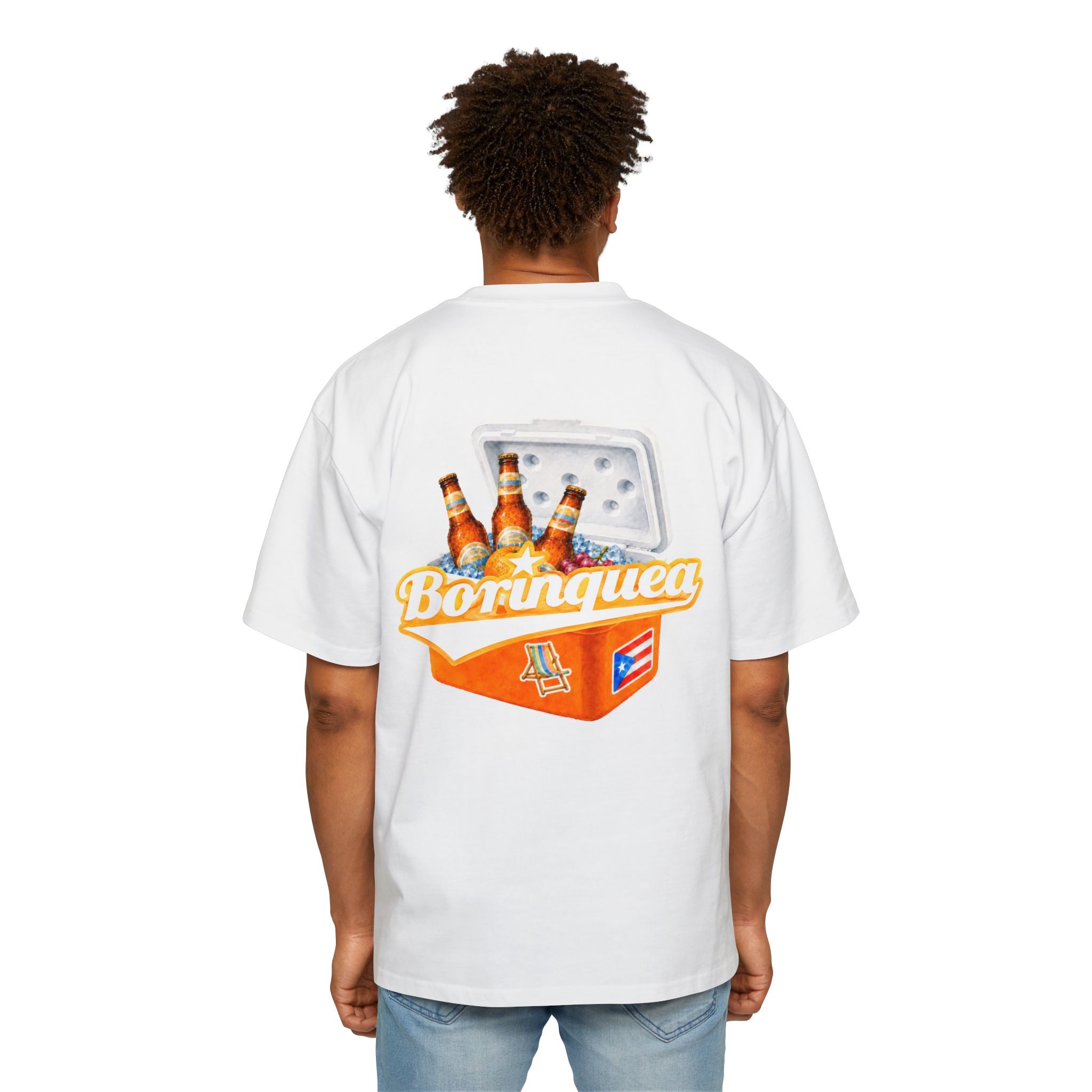 Camisa Oversize “Neverita de Playa Boricua” Borinquea