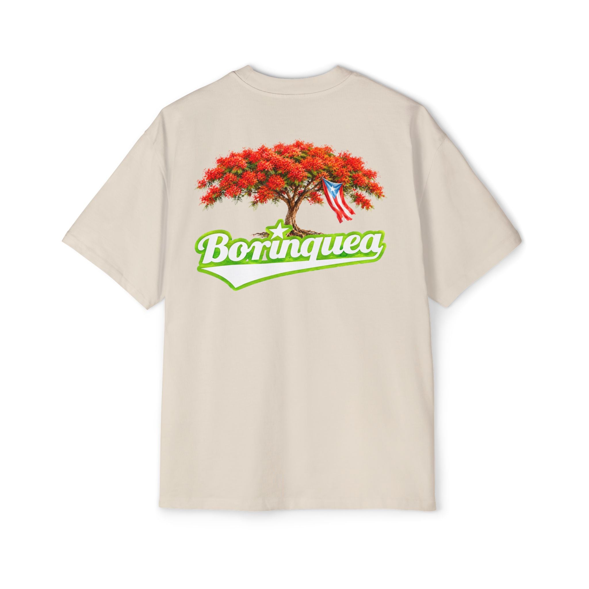 Camisa Oversize "Flamboyán de Puerto Rico" Borinquea