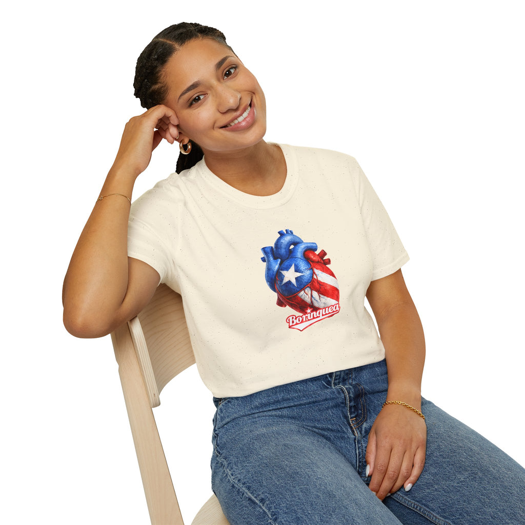 Camisa “Corazón Boricua” Borinquea