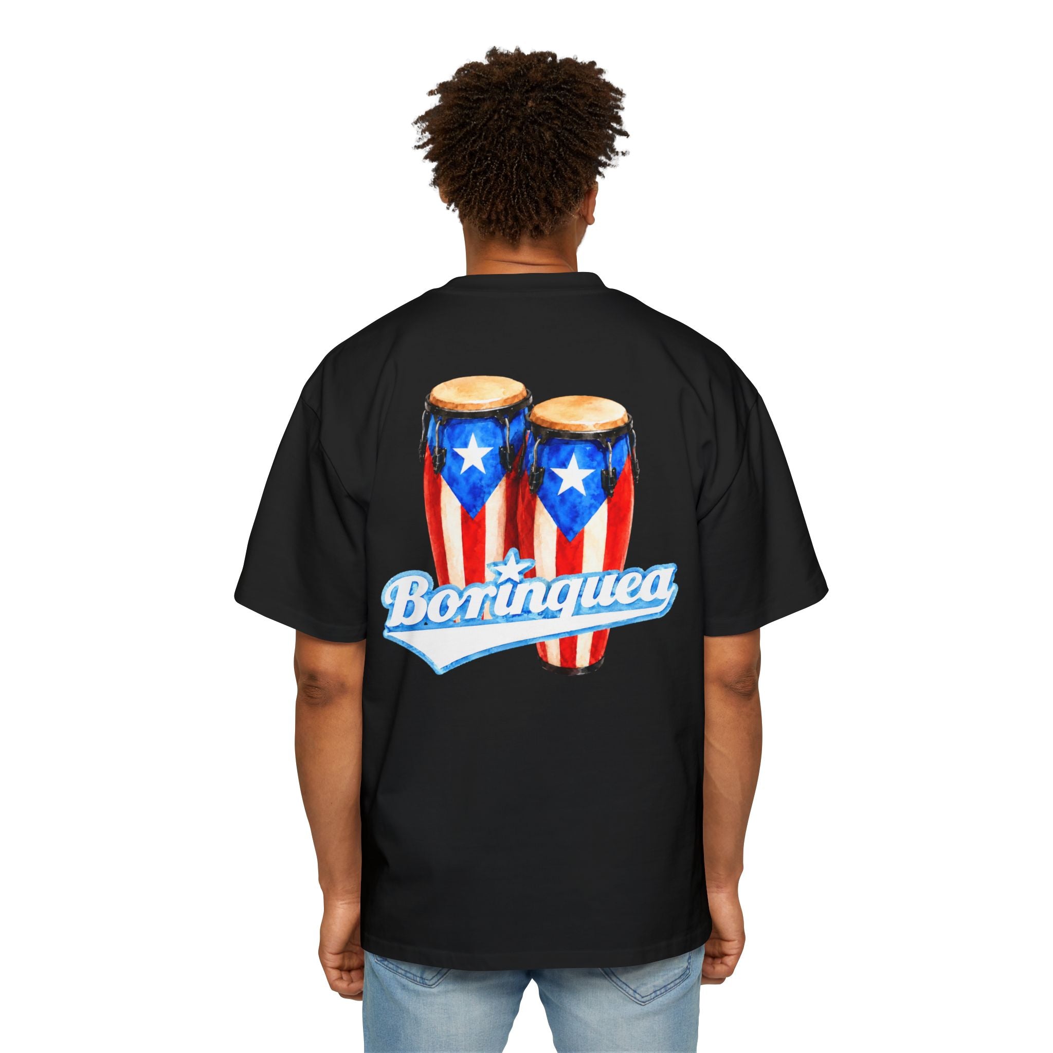 Camisa Oversized “Congas Puerto Rico” Borinquea