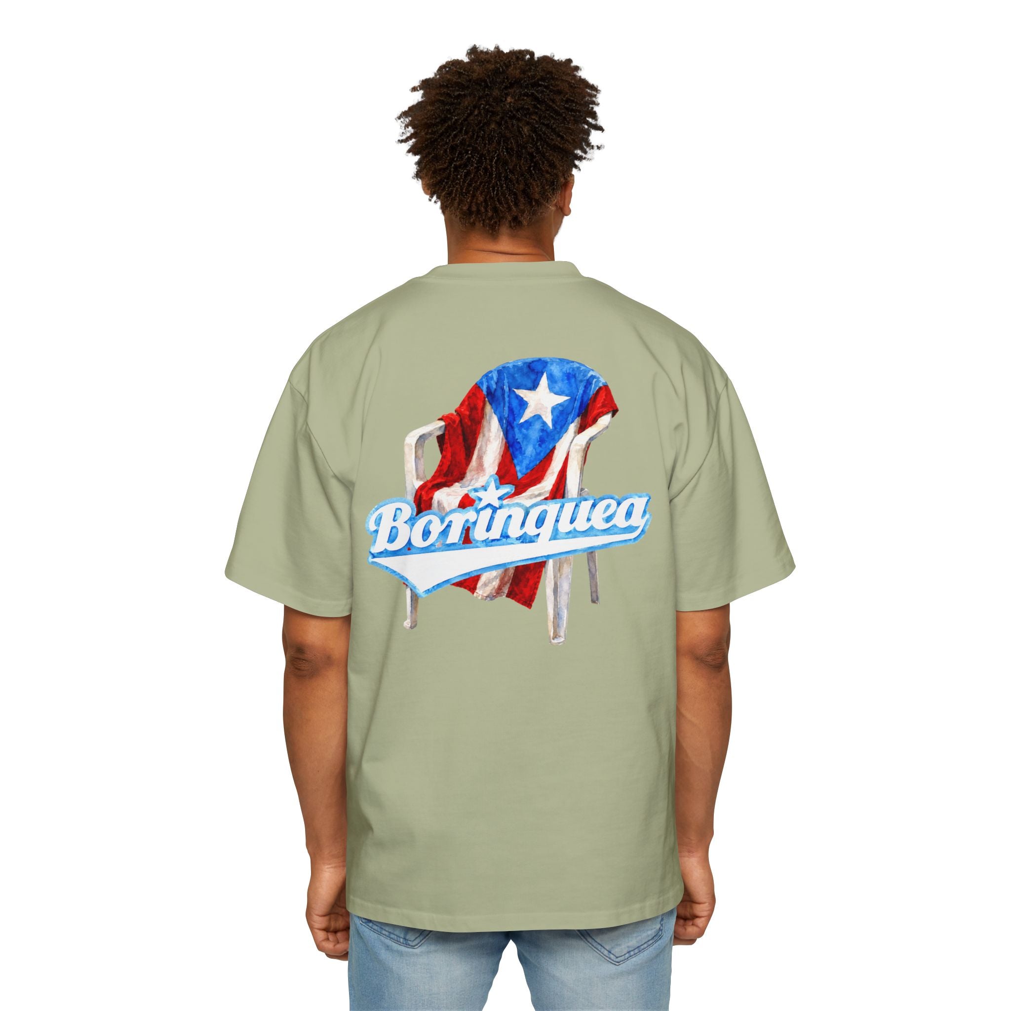 Camisa Oversized “Seguimos Aquí” Borinquea